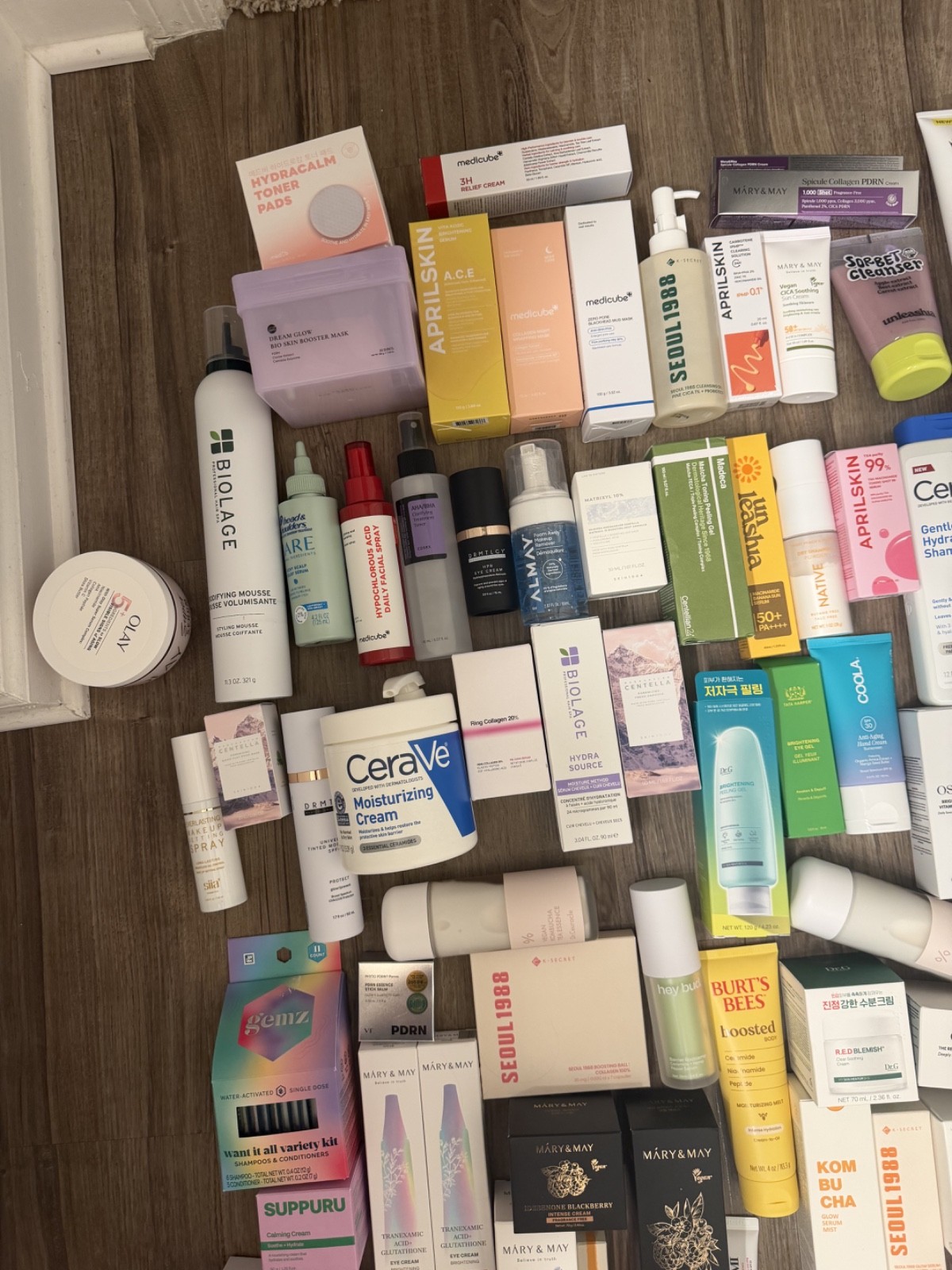 Cosmetics skin care, hair care, make up