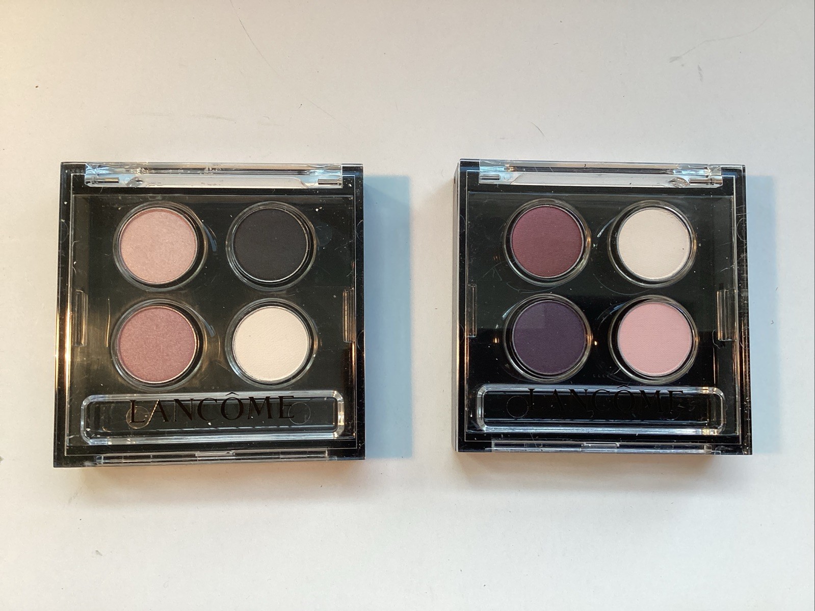 Lancôme Bag, Two Quad Eyeshadows-see Description And Rose Sable Blush Subtil NEW