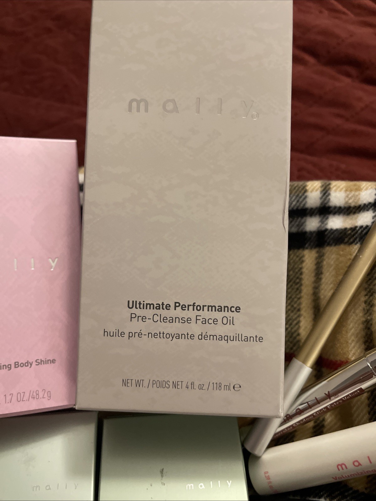 12pc MALLY Makeup ,shine, Glow, Lip, Concealer, Primer, Blush, Foundation, Clean