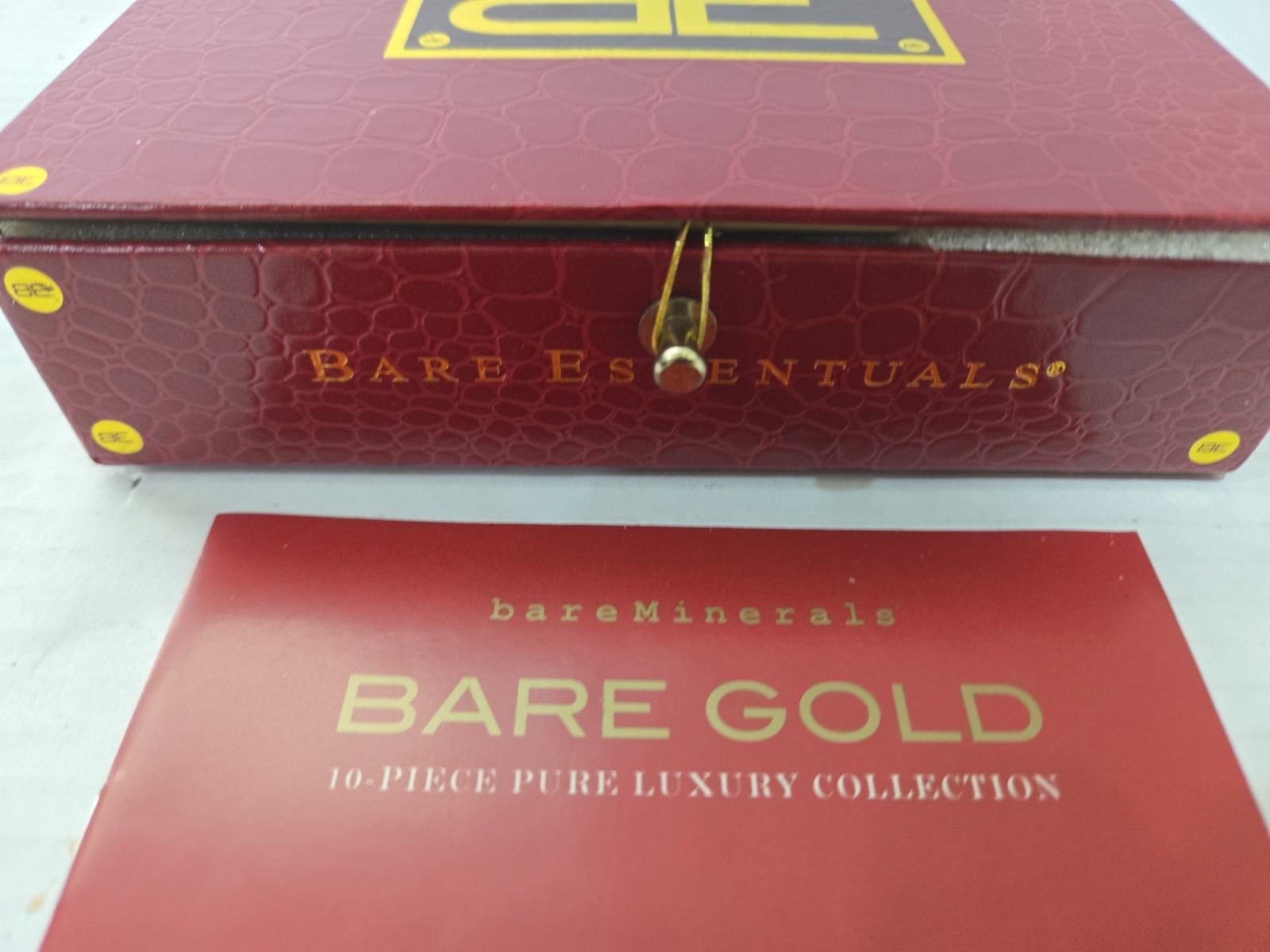 Bare Minerals Bare Escentuals Bare Gold 10 Piece Pure Luxury Collection – New