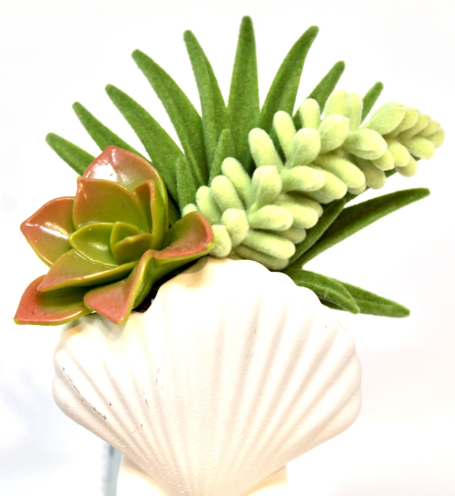 Bath & Body Works Wallflower Plug In Unit Light Up Succulents Ocean Shell Plants