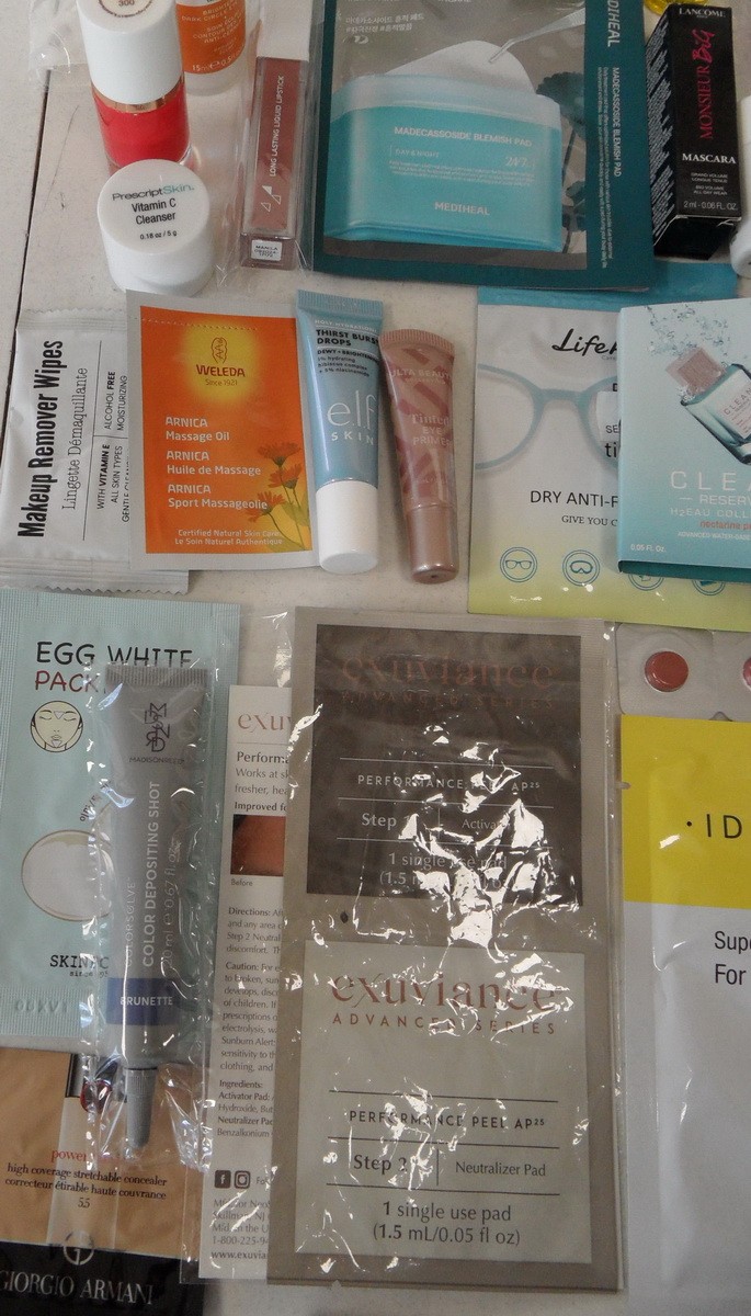 75+ PCS MAKEUP SKINCARE HAIR BEAUTY PERFUME DELUXE LUXURY FULL SAMPLE TRAVEL LOT