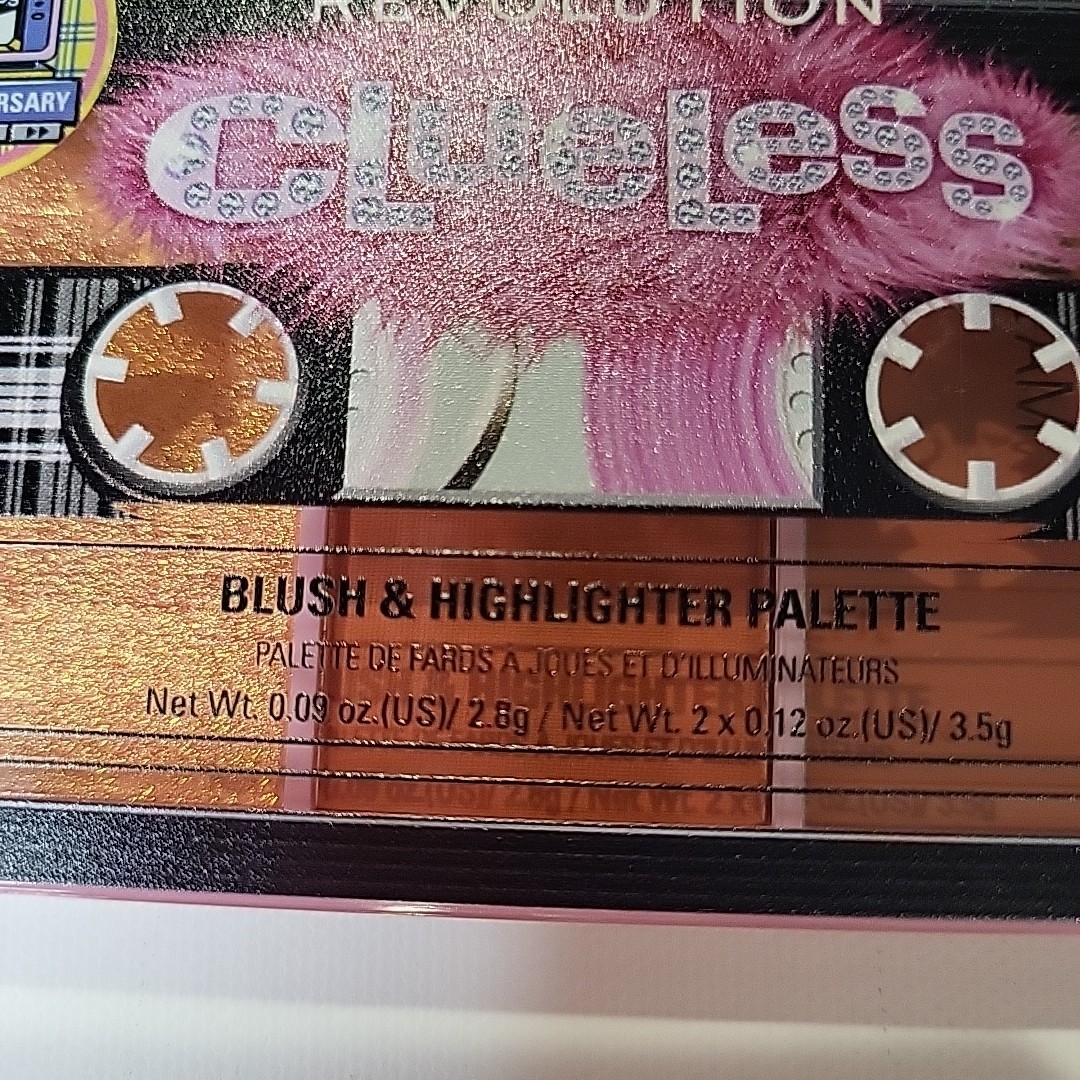 REVOLUTION X CLUELESS 30th Anniversary Totally Paused Blush & Highlight R-24