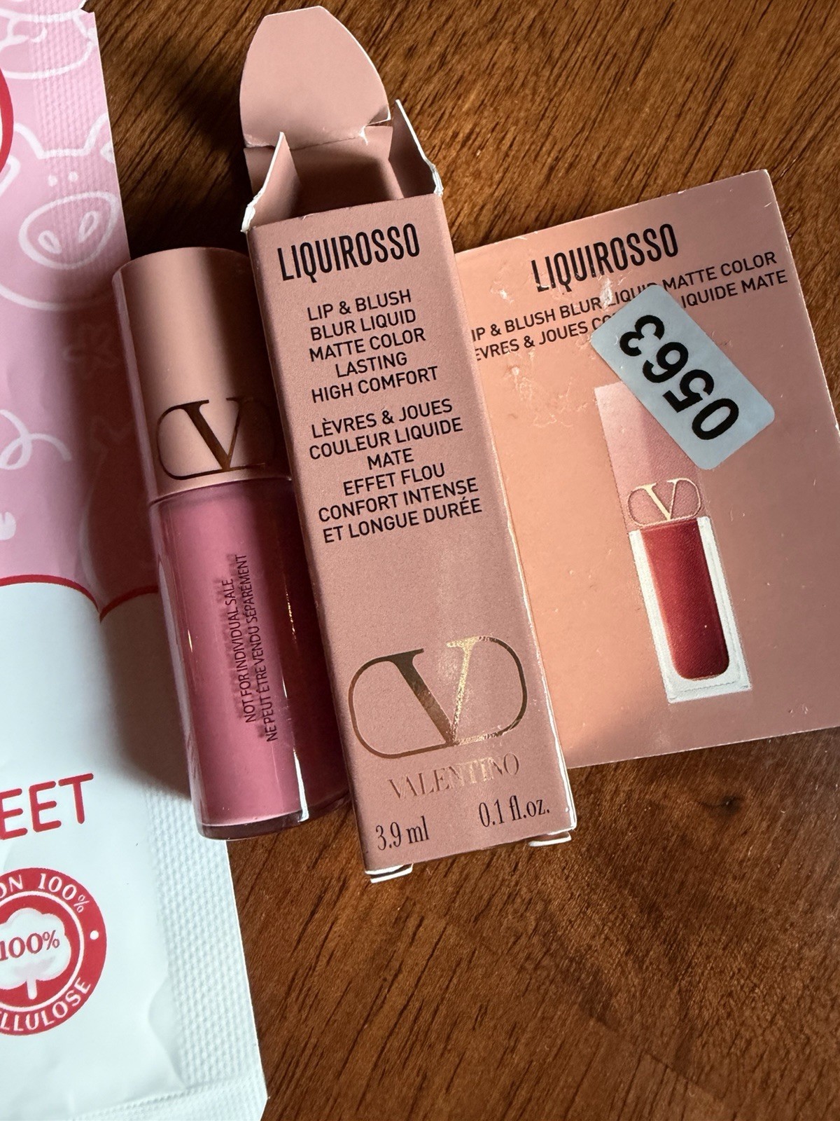 Valentino Pink Gloss Estée Lauder Lipstick Face Eye Mask Skincare Makeup Bundle