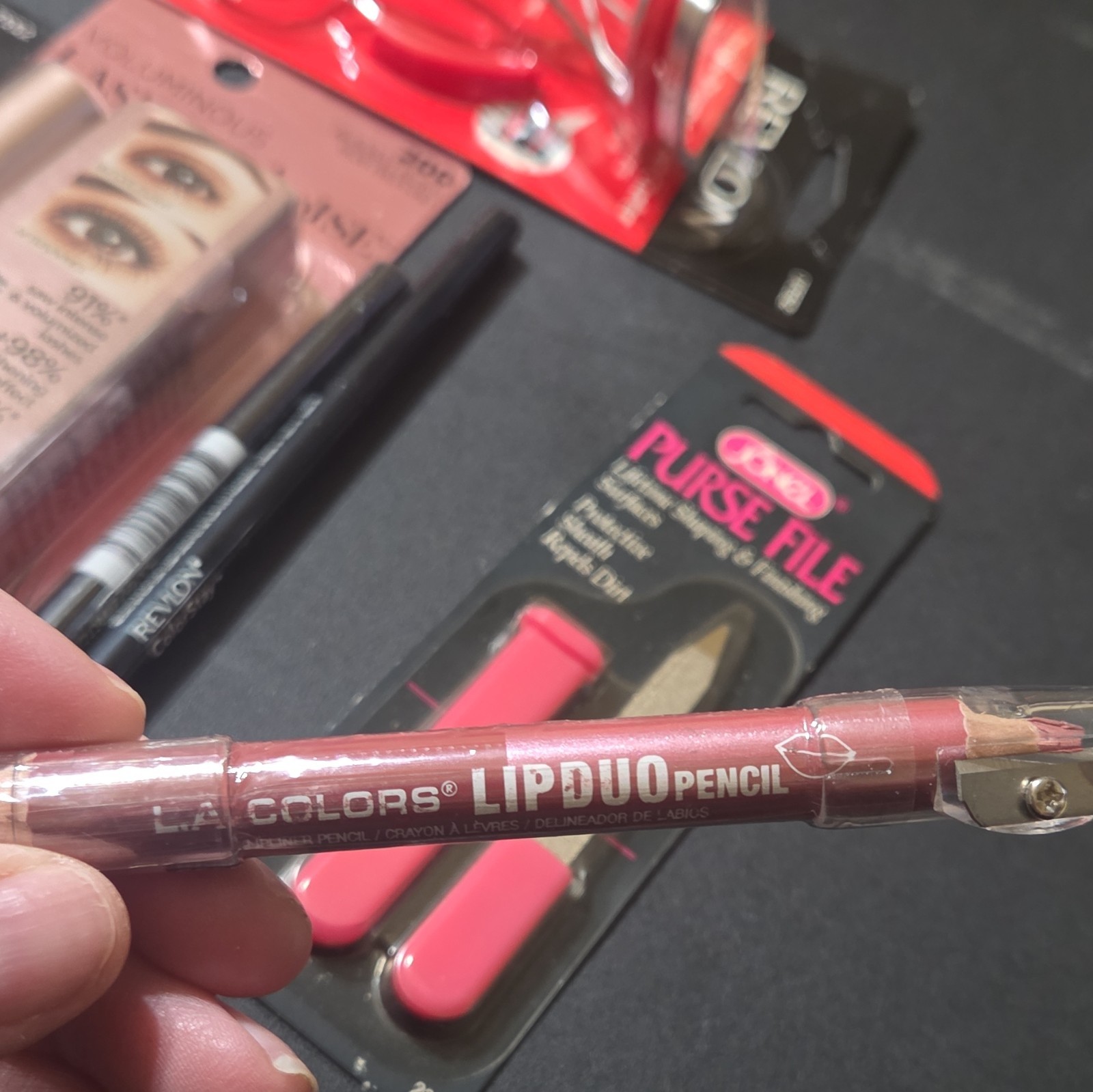 Revlon L’Oréal L.A. Colors Makeup Lot Full Size Mascara Eyeliner Lip Duo