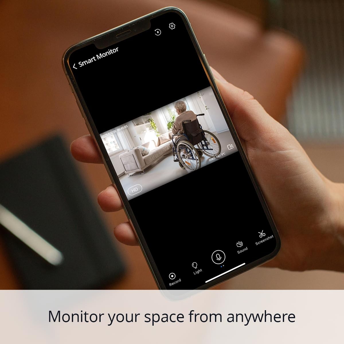 SmileHome Ip SH-BM002W 1080P HD Smart Security Camera w Motion Detection Alerts
