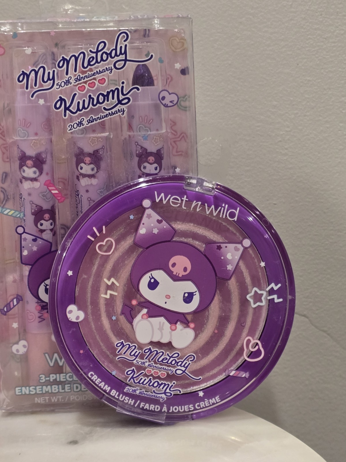 🌸 Wet n Wild x My Melody & Kuromi Makeup Bundle 🌸 Set Of 5 New Cute Astetic
