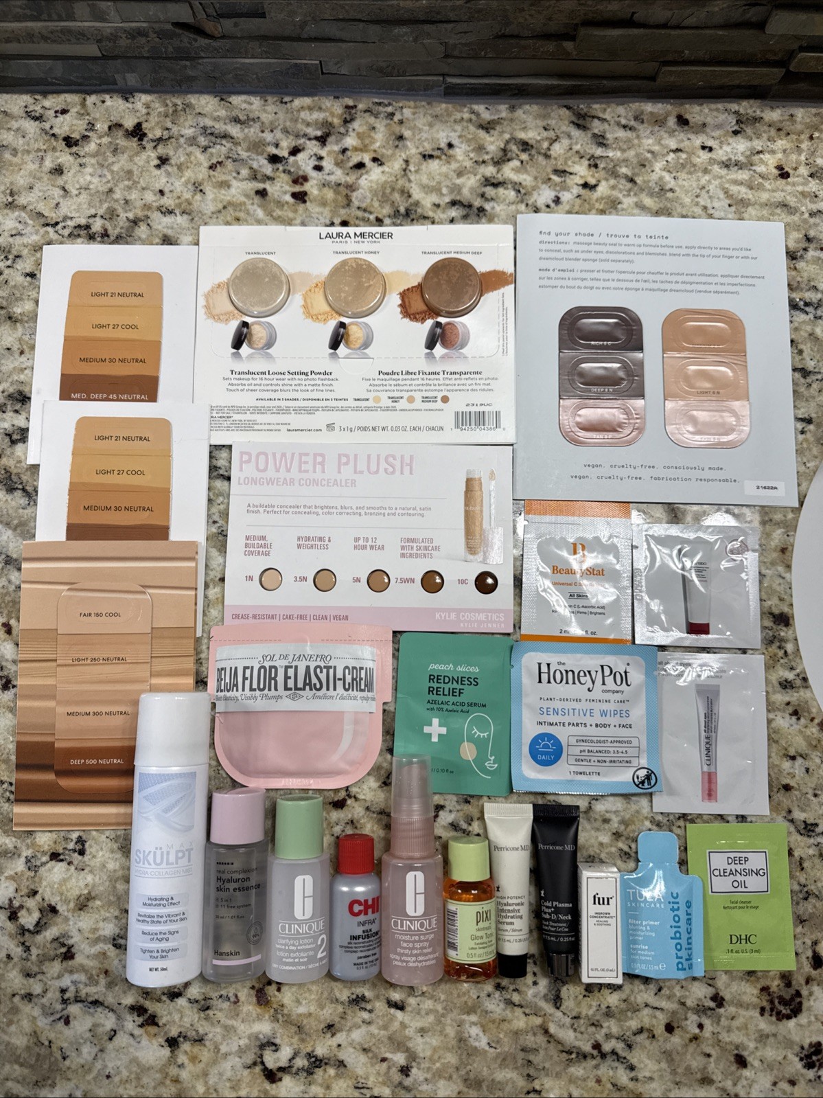 HUGE LOT 23 Travel Sample MAKEUP Cosmetics SKINCARE Cleanser SERUM ALL NEW
