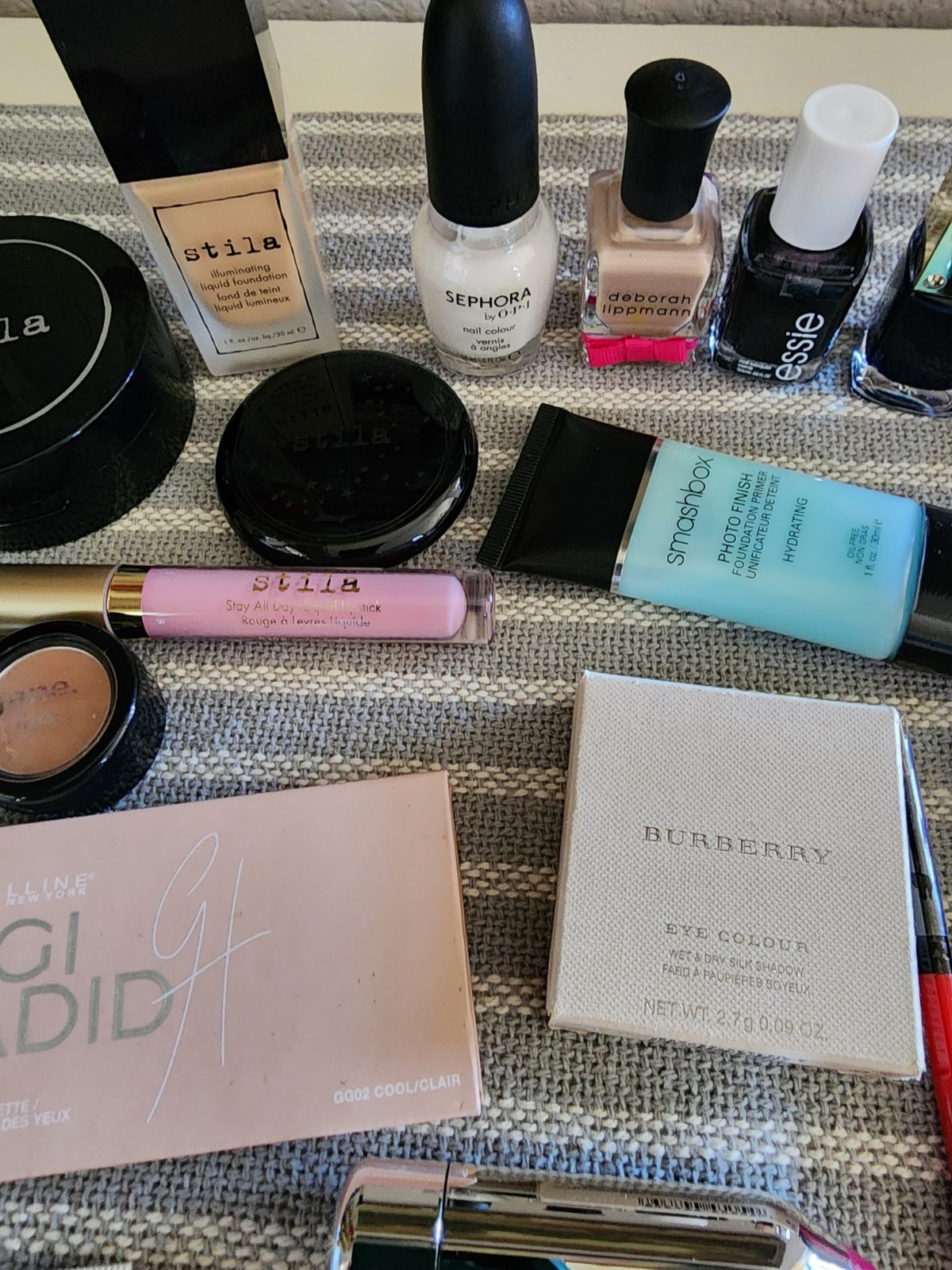 Huge Lot of Designer Makeup Stila, Burberry, Smashbox, Etc.