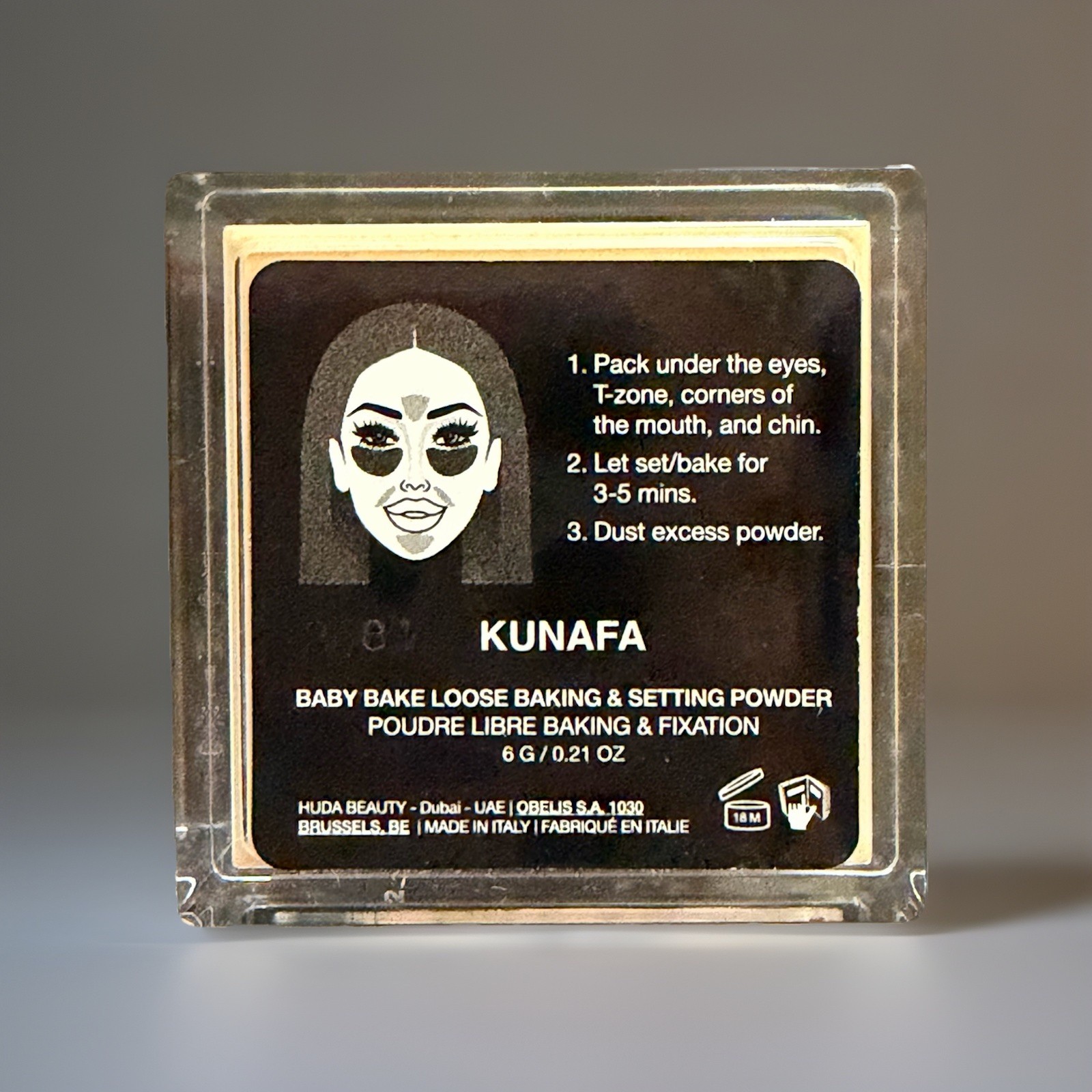 Revolution Rose Gold Highlighter & Huda Beauty Kunafa Bake Powder Bundle