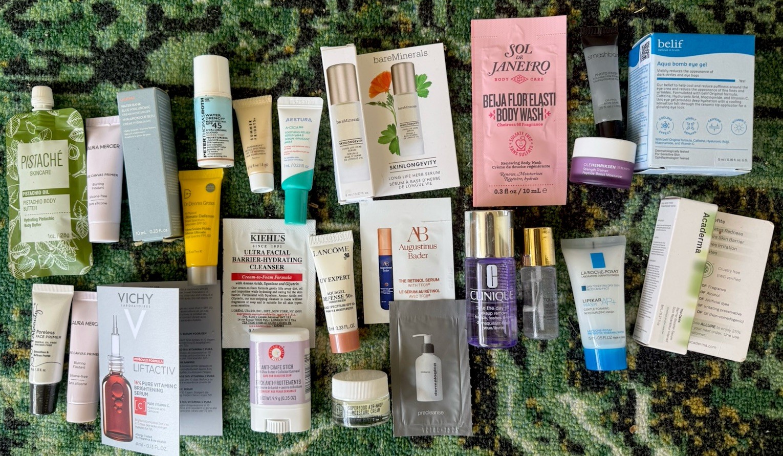 LOT OF 10 HIGH-END SKINCARE SAMPLES TRAVEL-SIZED & PACKETS RANDOM NO REPEATS NEW