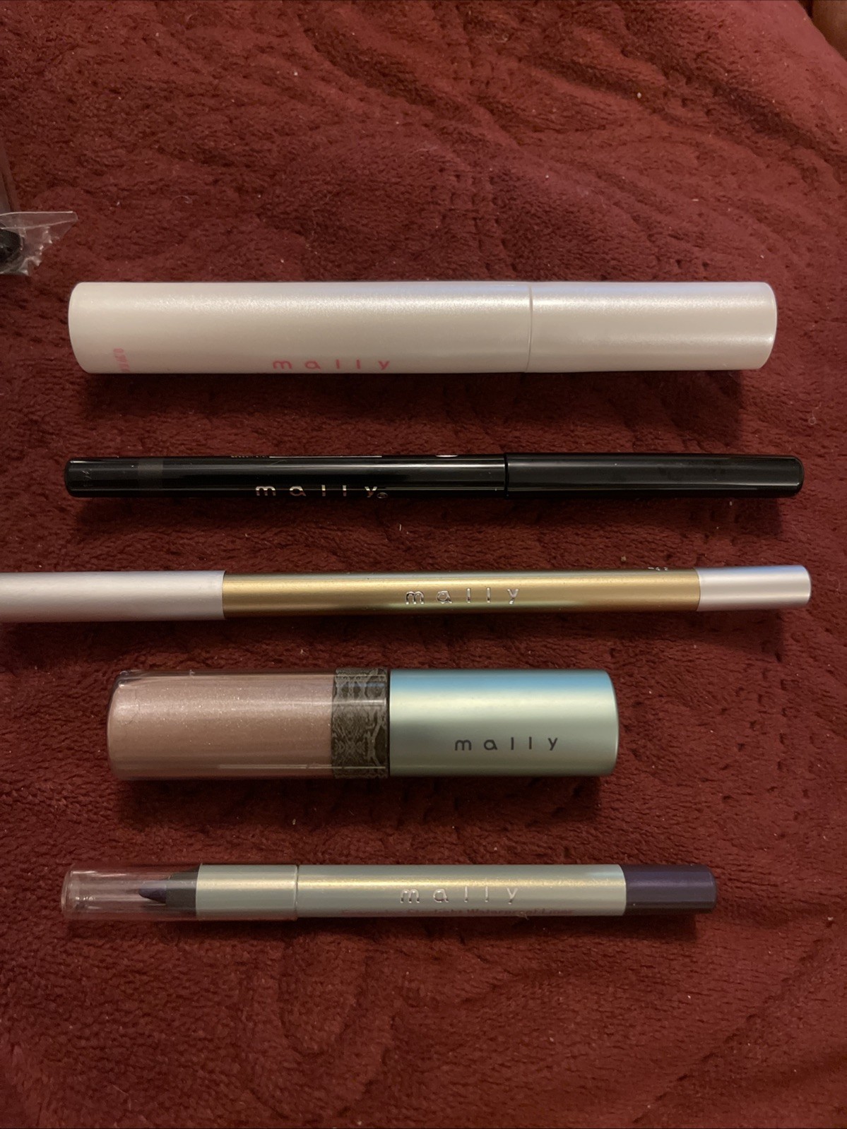 12pc MALLY Makeup ,shine, Glow, Lip, Concealer, Primer, Blush, Foundation, Clean
