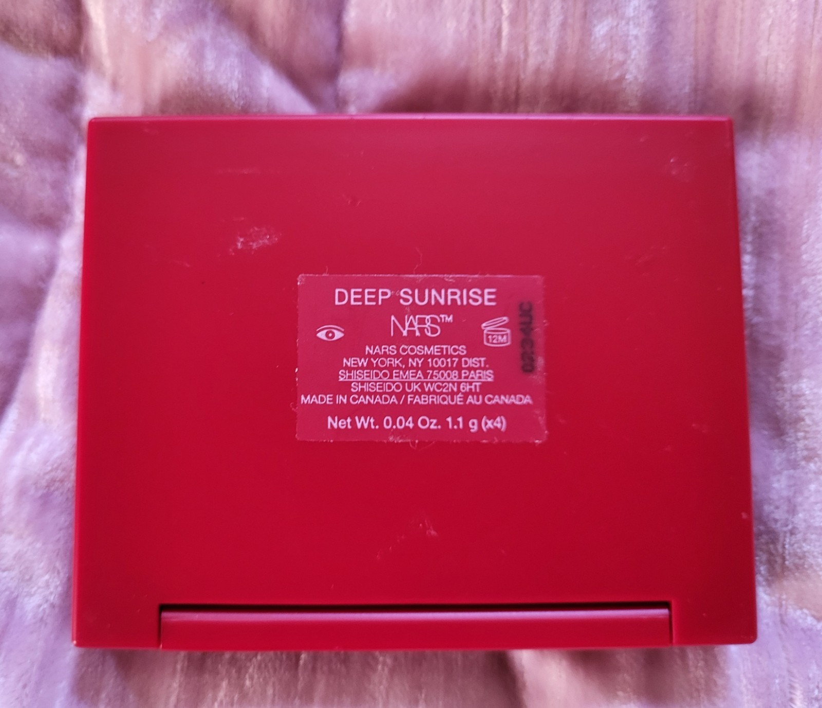 NARS – lot of 2 eye quads, Lunar New Year Deep Sunrise and Bayadere