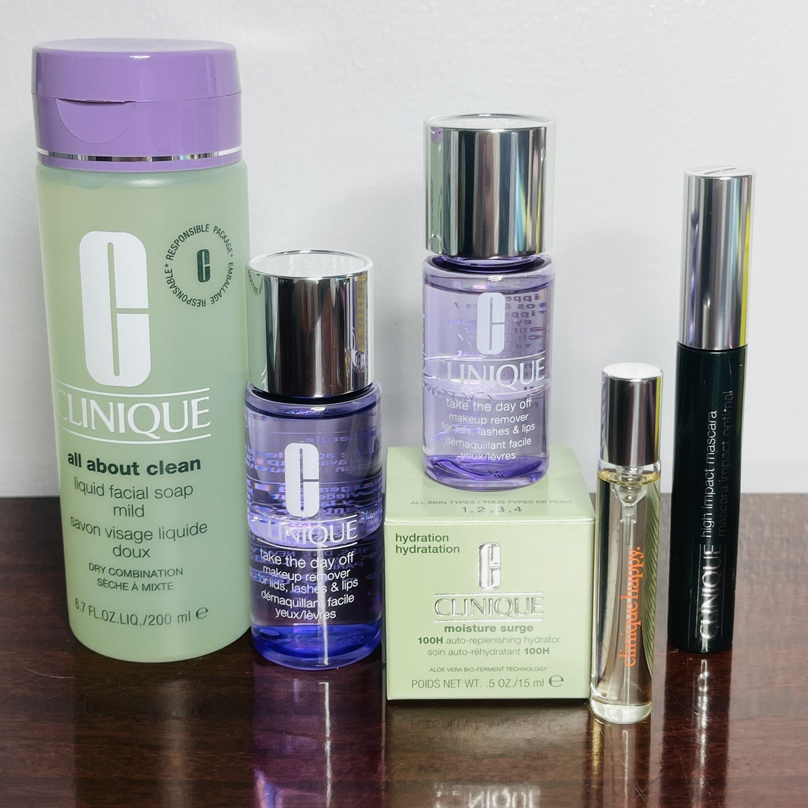 Clinique Skin Care Makeup Products Mixed Lot Some Travel Sample Size New Happy