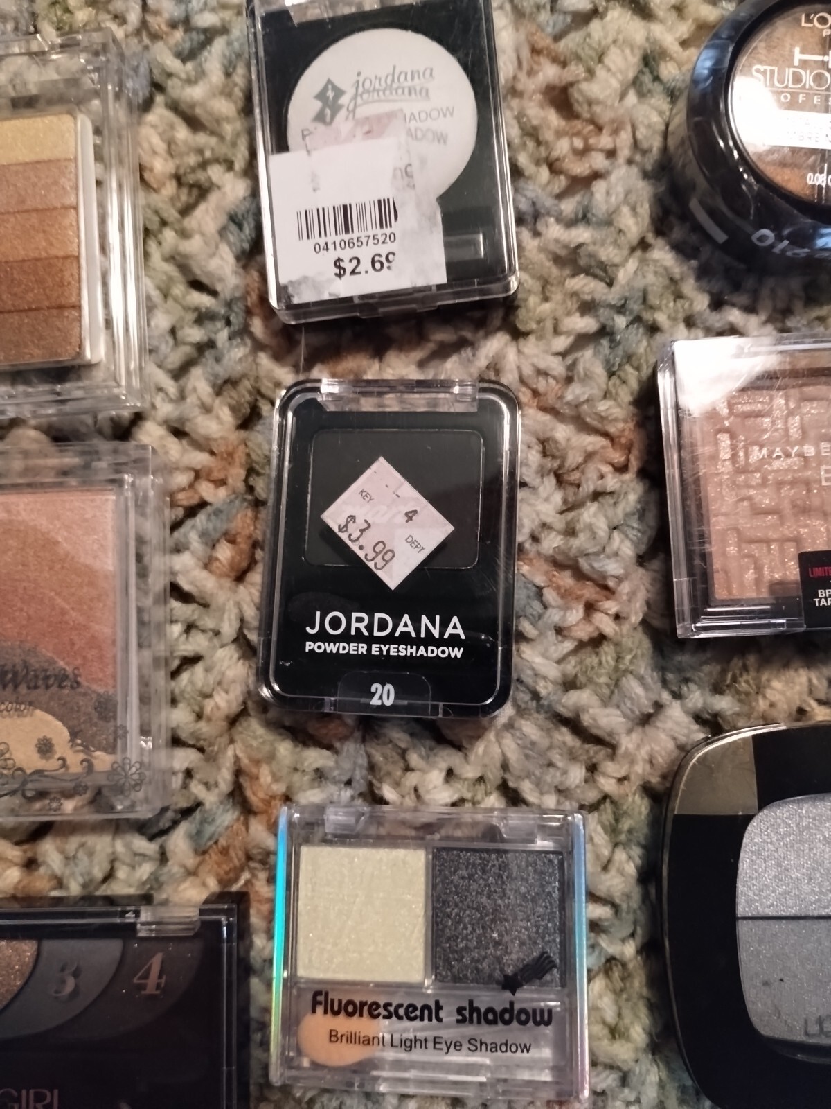 20 mix lot Multicolor eyeshadow L’Oreal CoverGirl Jordana Maybelline makeup New