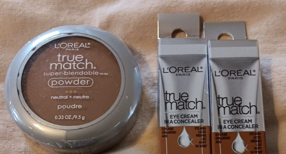 L’Oreal Paris True Match N 7-8 Dark Concealer N8 Cappuccino Neutral Powder Lot