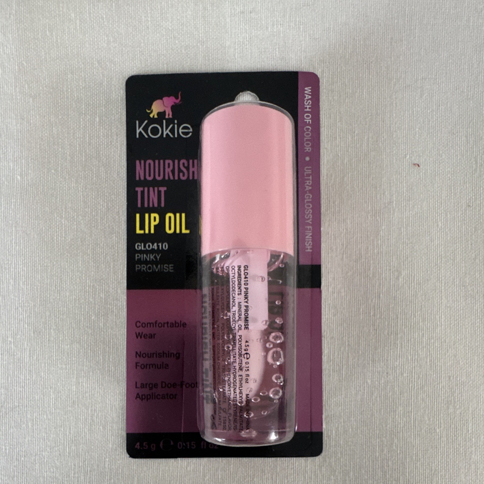 Kokie Makeup Lot: HD Setting Powder, Lip Oil, Lip Stain, Brow Pencil Waterproof