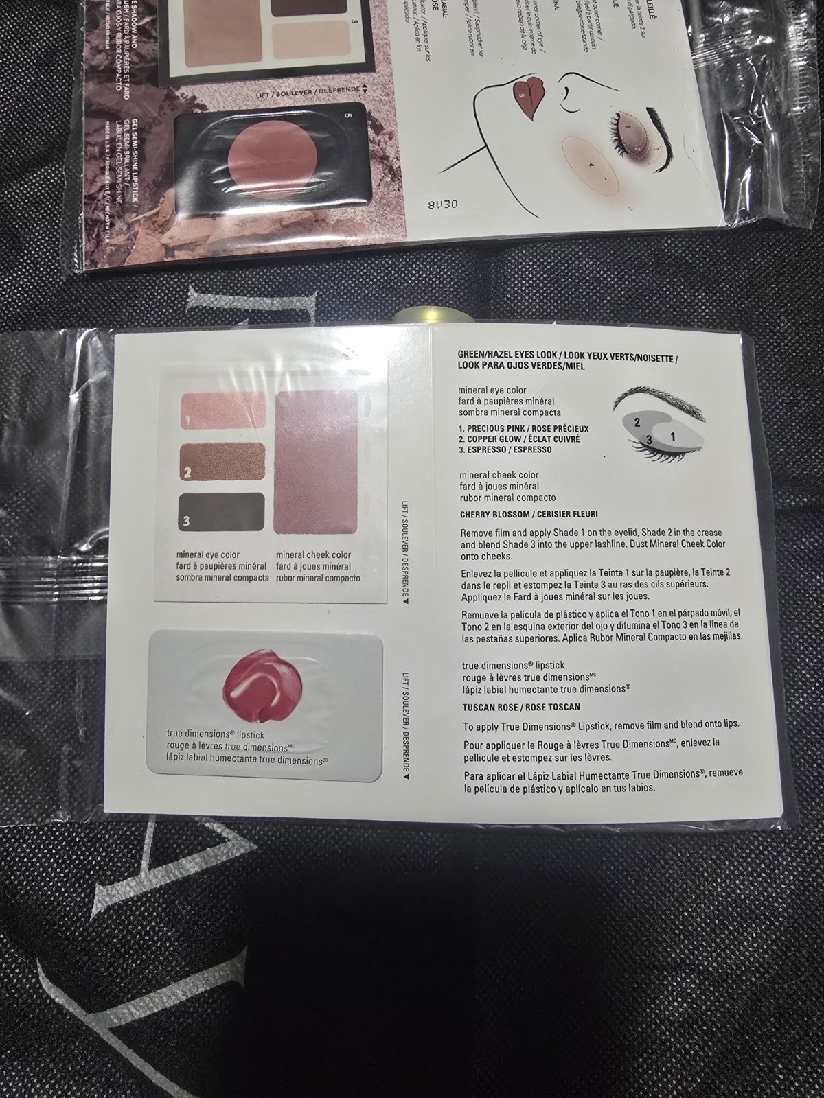Mary Kay Color Card Sample Size Eyeshadow & Lipstick Mixed Lot