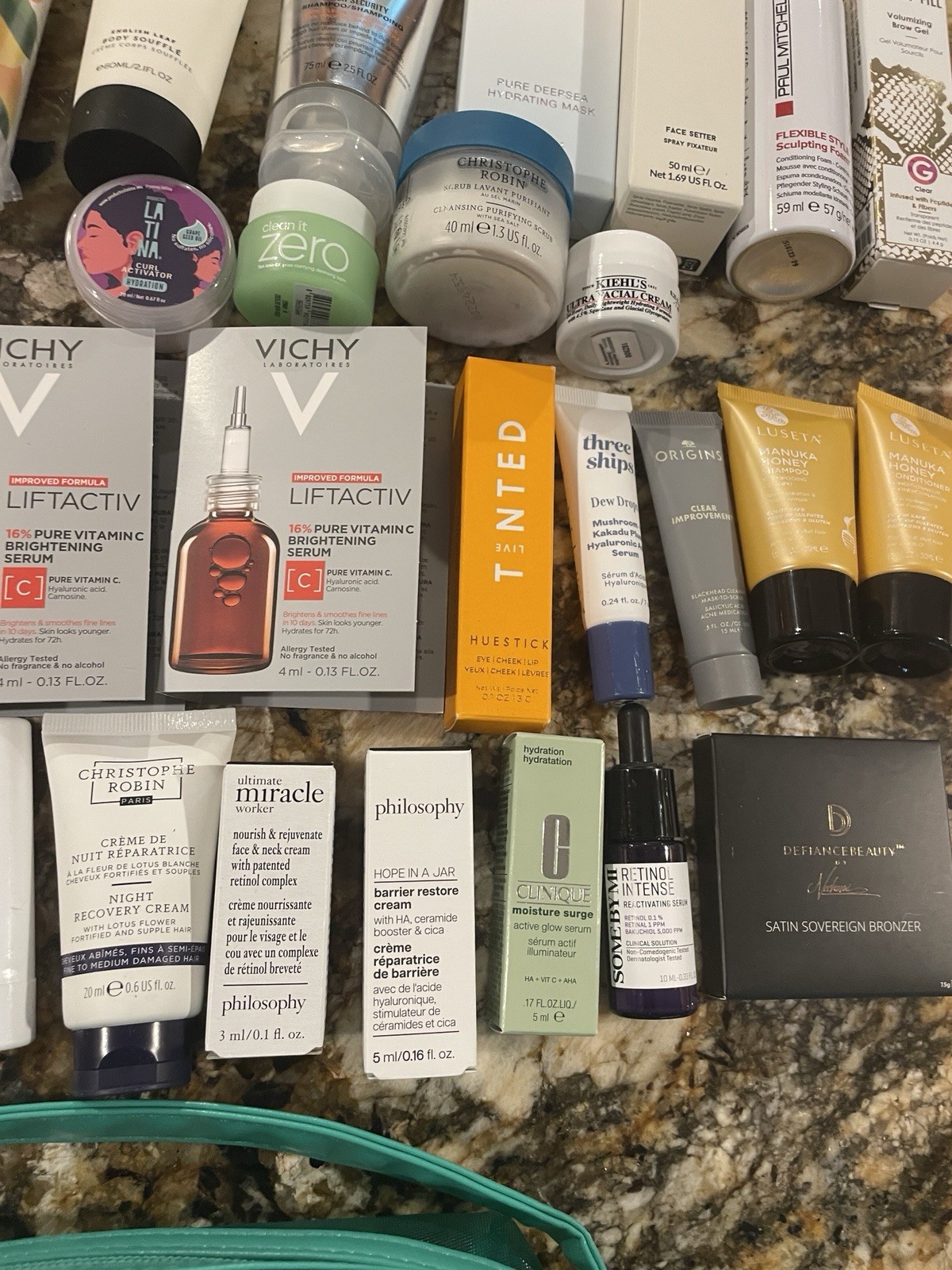 Huge 50+ Beauty Makeup Skincare Lot Full & Deluxe Sample Sz Ulta Sephora Lot 179