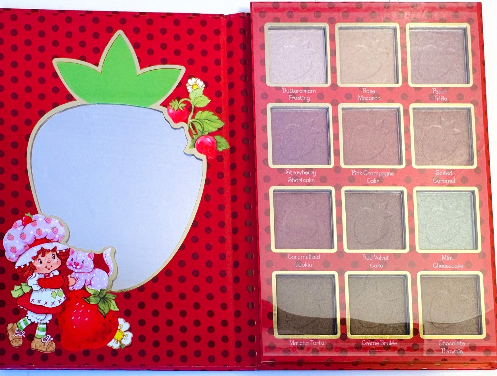 5x Strawberry Shortcake Bundle Makeup Cosmetic Eyeshadow Lip Gloss Oil Brush Set