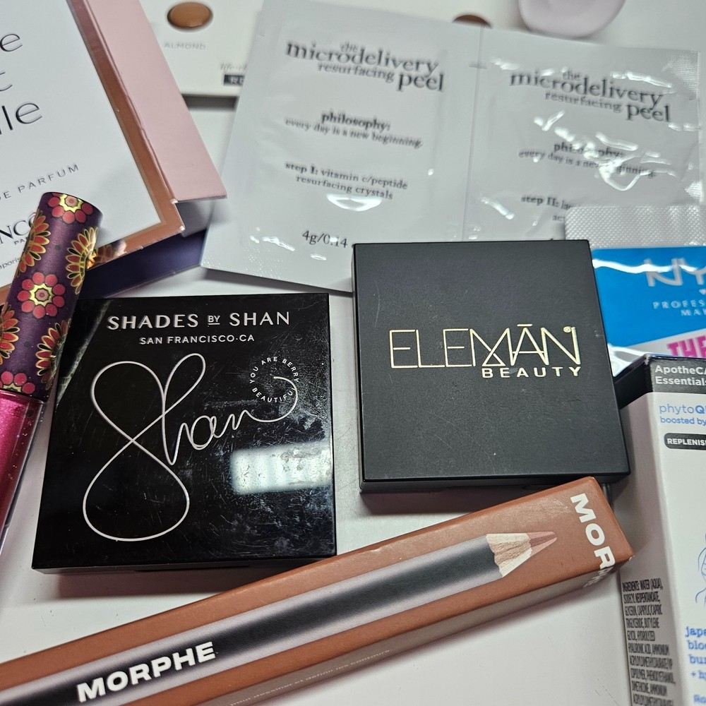 NEW Beauty Makeup & Hair Bundle Lot Tarte Morphe Shan Lancome NYX Philosophy