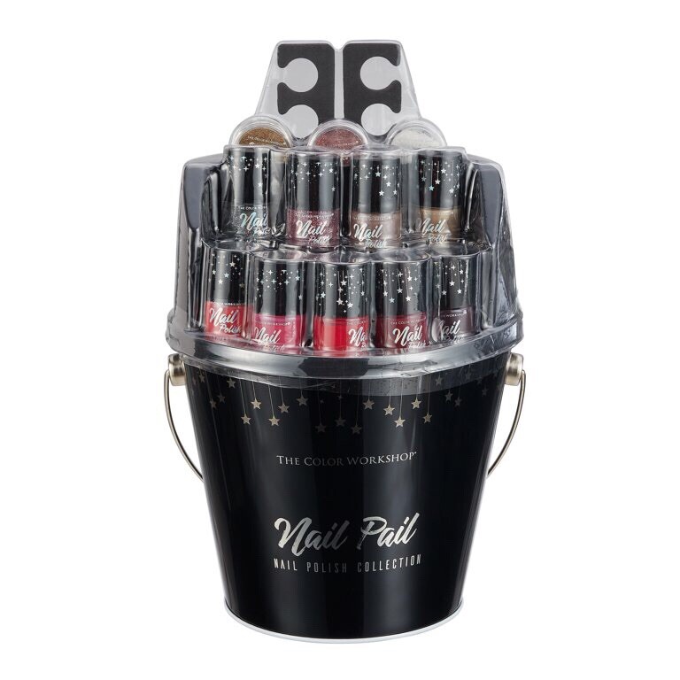 The Color Workshop Nail Pail 15 Piece Nail Polish Gift Set Brand New