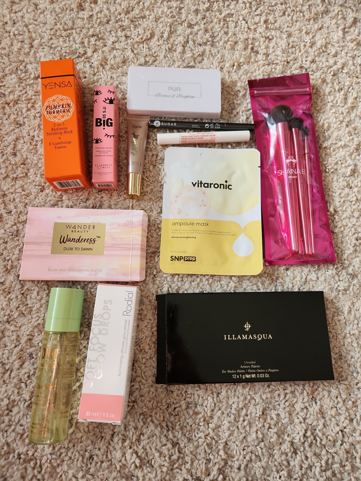 makeup and skincare set