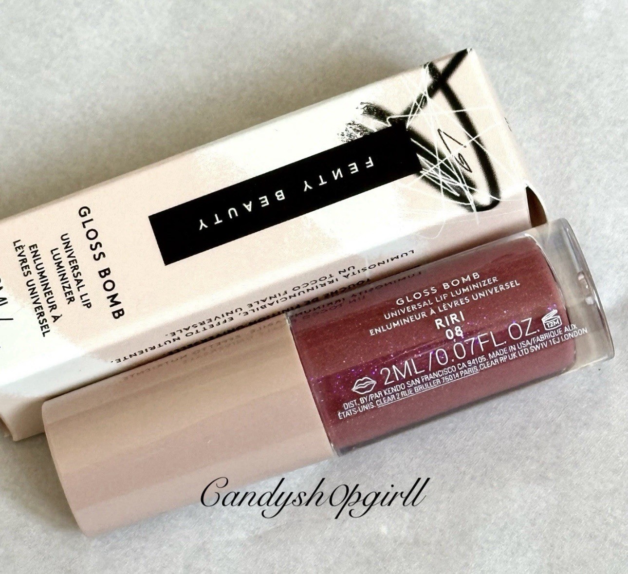 7PC Fenty Beauty Killawatt Highlighter/Stunna Lip Paint/Mascara/Gloss Bomb/Spong