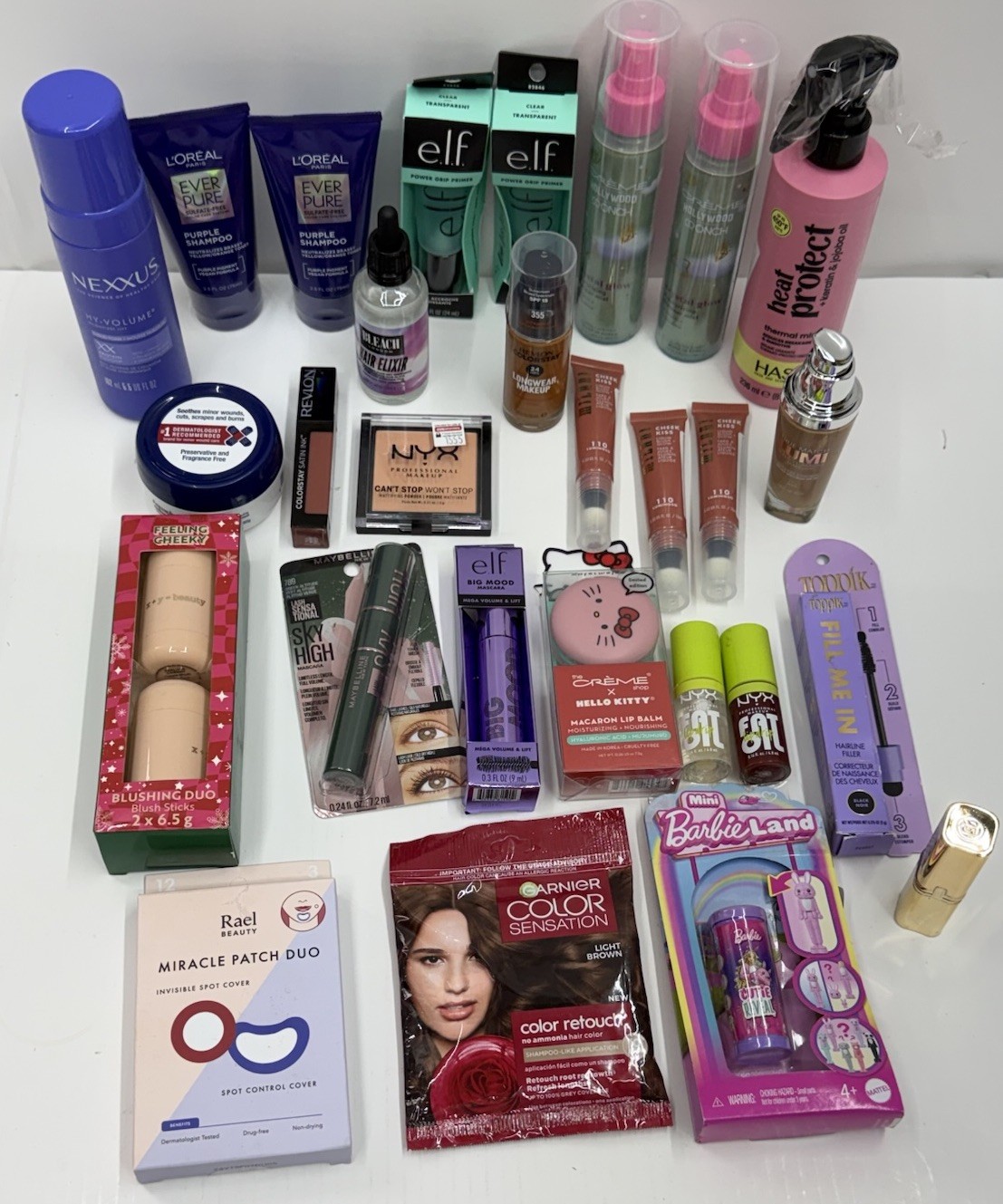 Huge New Beauty Makeup Haircare Bundle Lot e.l.f NYX L’Oréal