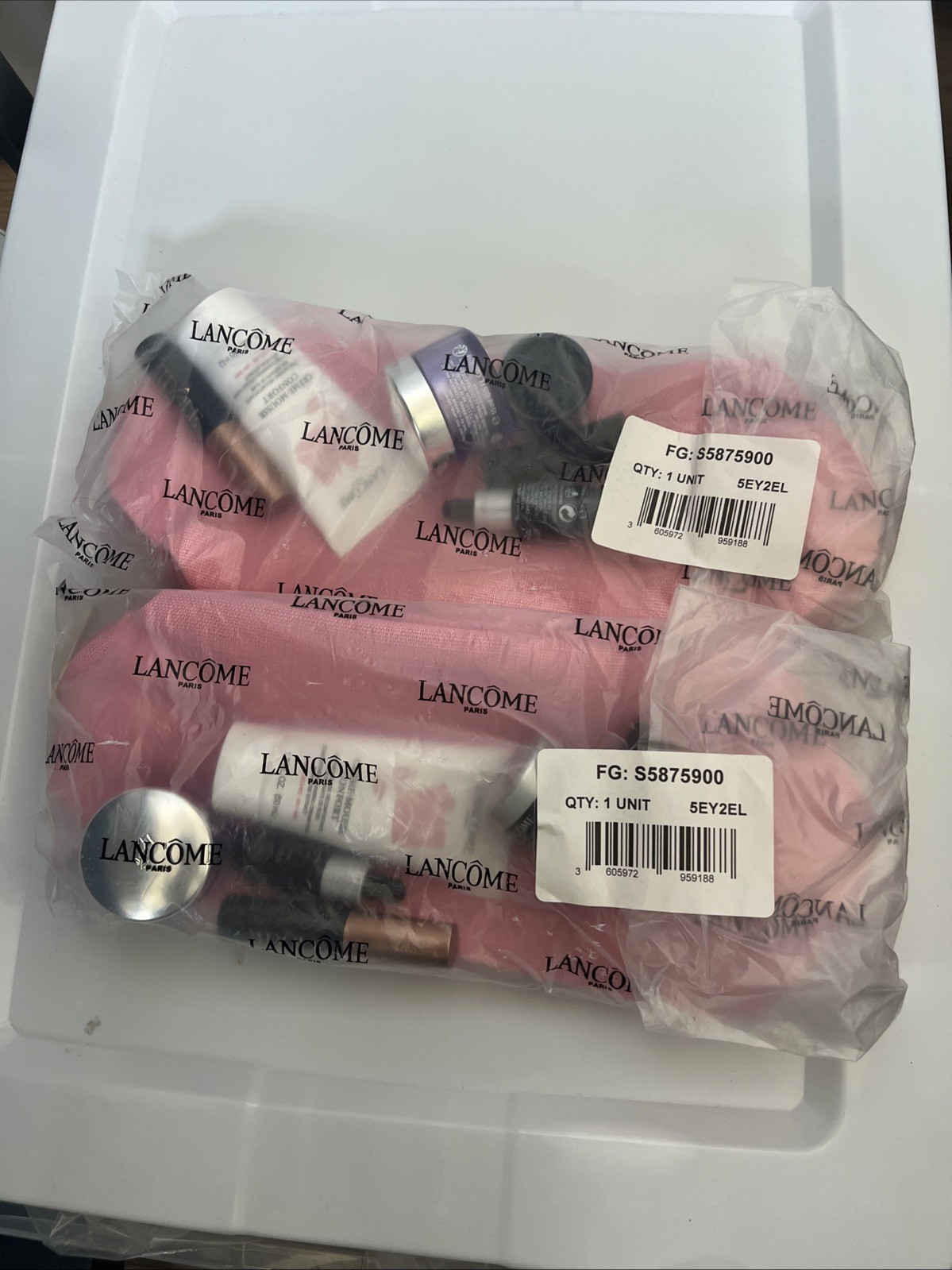 Two Lancome Beauty Renergie 7-pc Cream Sets