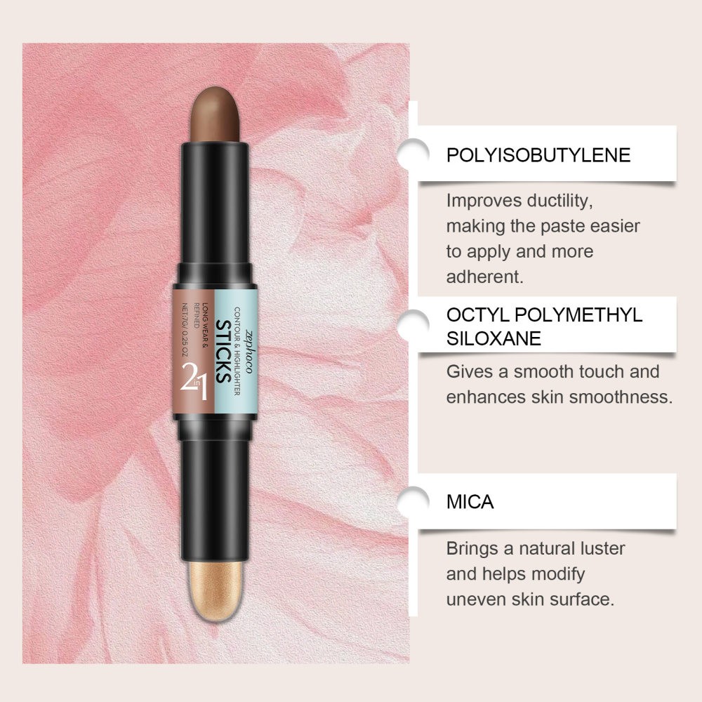 hoco natural color light curry color 2 in 1 outline and high light