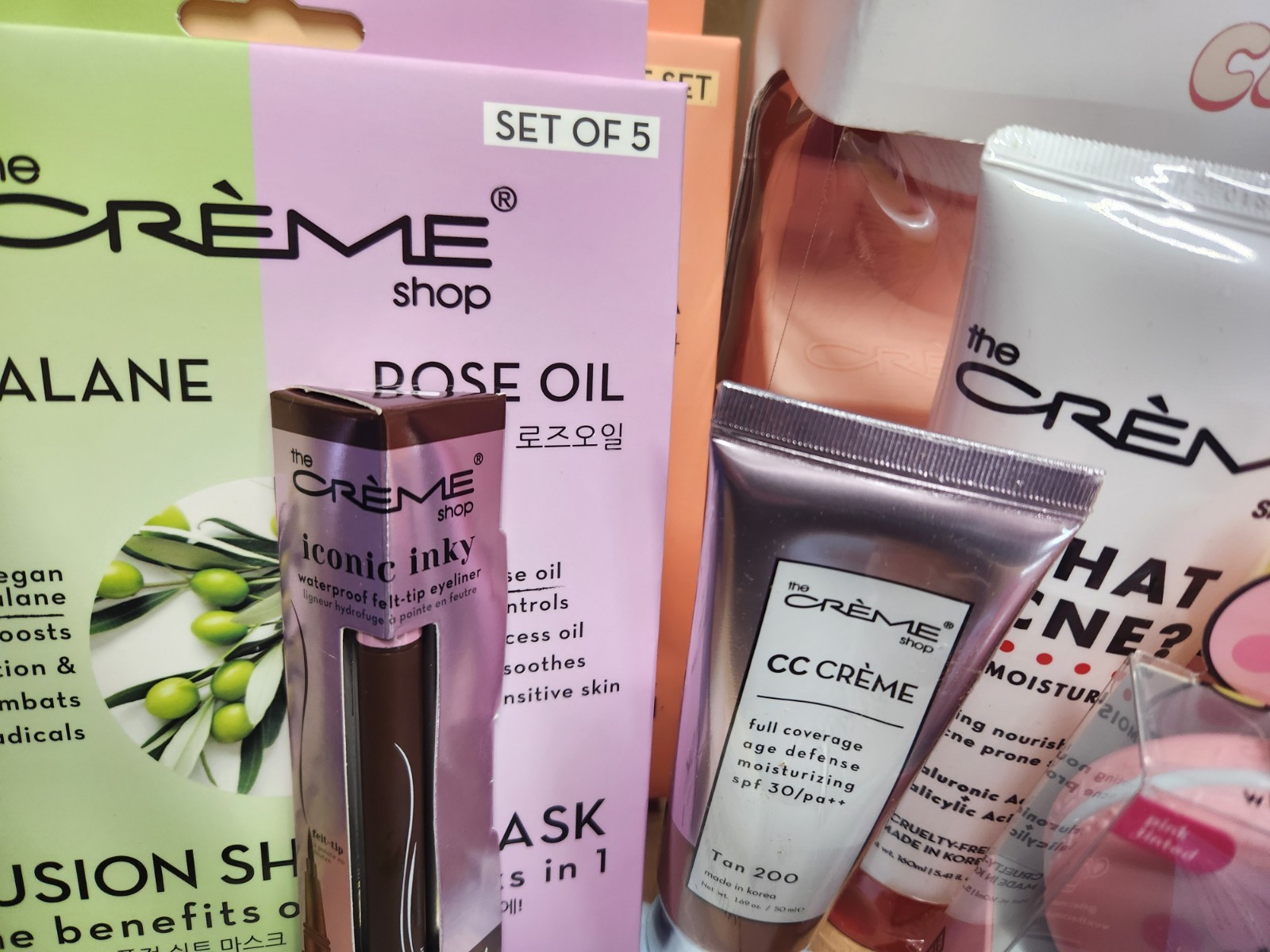 Lot Of 50 Pcs Premium NEW Cosmetics All NEW NEVER USED THE CREME SHOP WOW! NWB