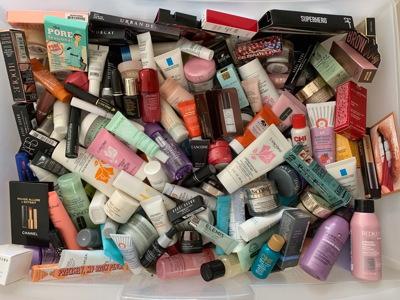 NEW! High End Mixed Lot Deluxe Travel Size Cosmetic Skincare Makeup Hair Samples