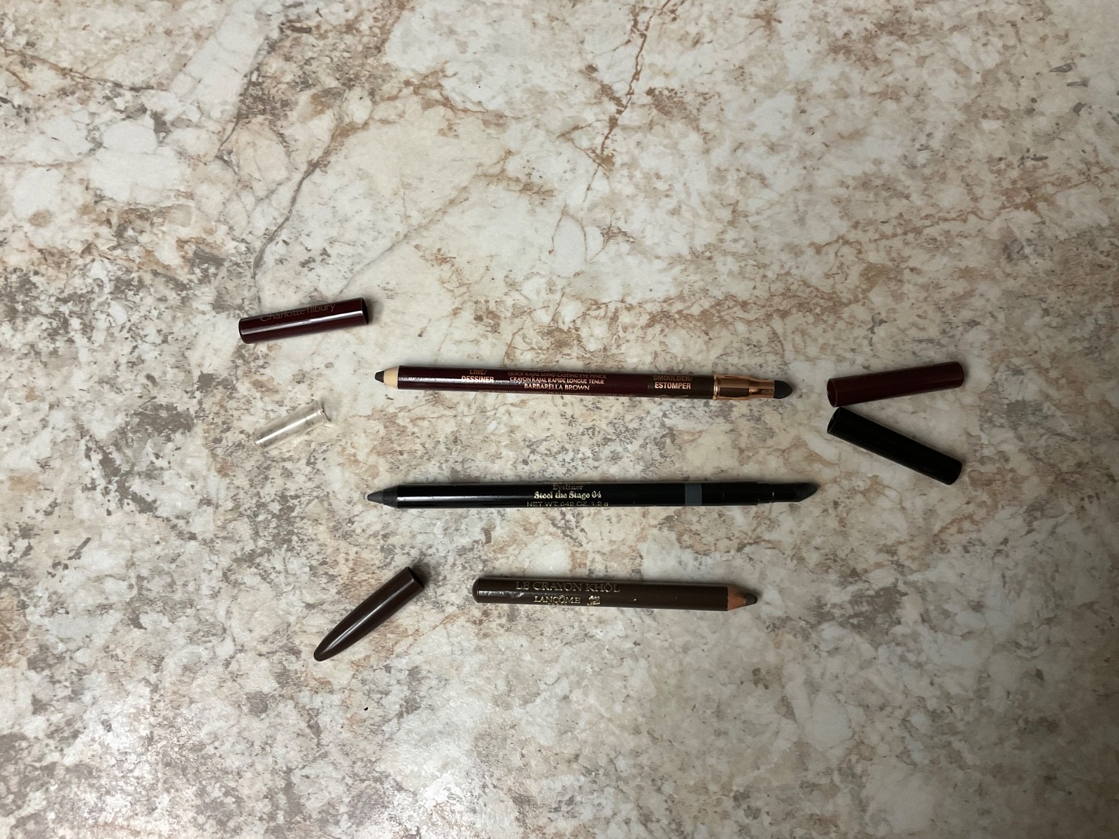 Set of 27 makeup products: Armani,Givenchy, Lancôme, Clinique, Laura Geller …