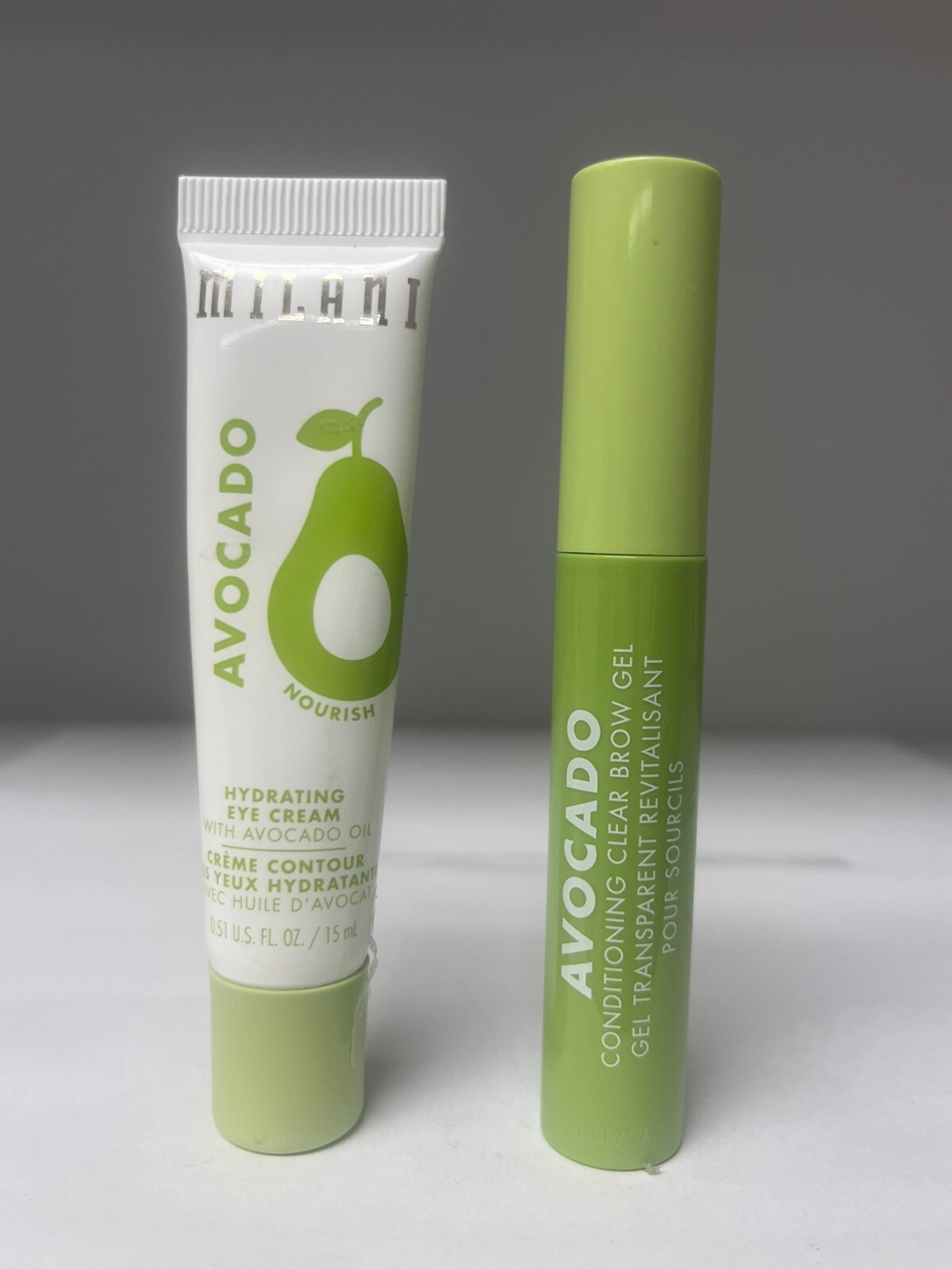 SET OF 2 Pieces MILANI-AVOCADO Clear Brow Gel & Eye Cream With Avocado Oil
