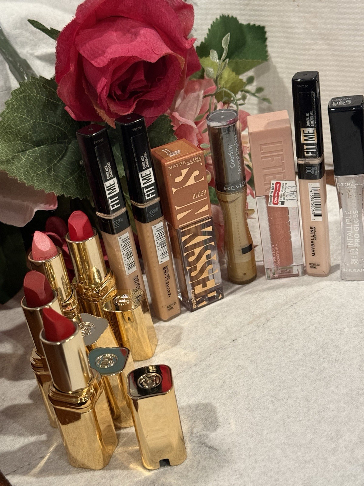 Maybelline L’Oréal Revlon Neutrogena Essence Makeup Lot Full Size Fit Me Lifter