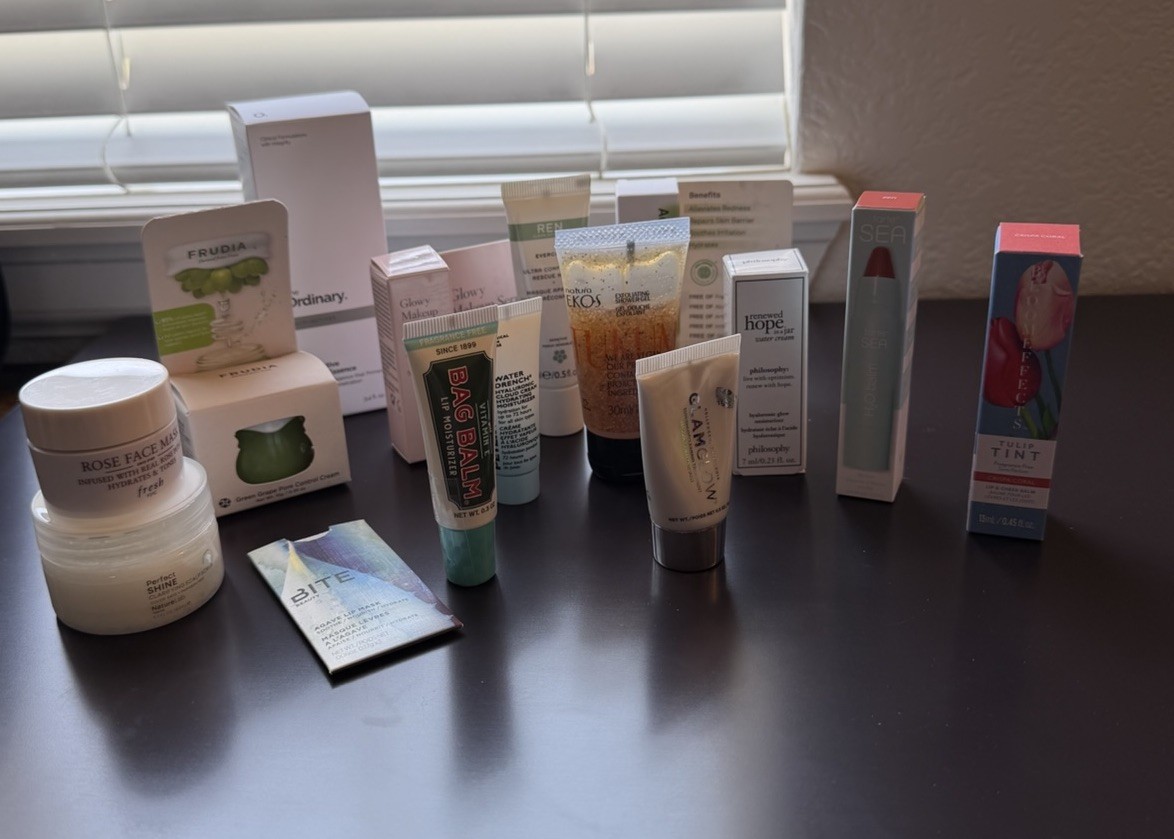 LOT OF 15 Skincare And Makeup Products Travel Size, One Full Size, Various Brand