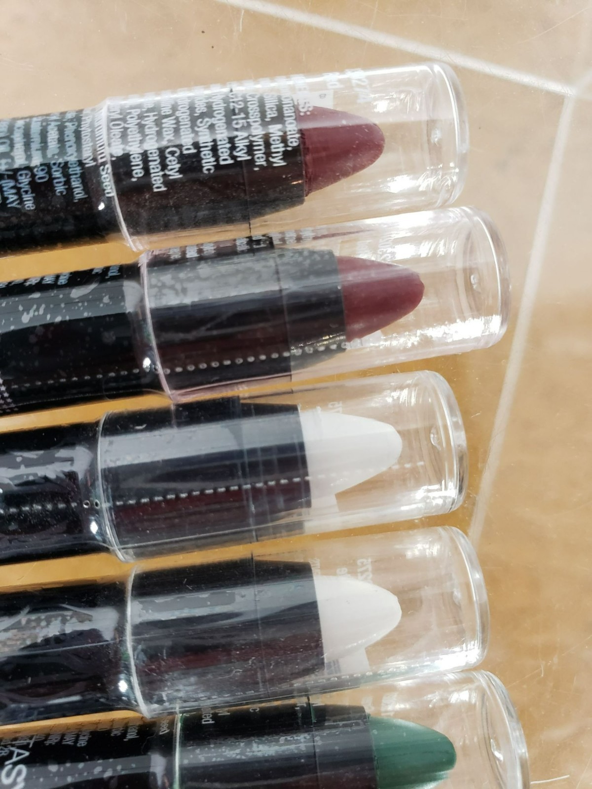 Wet N Wild Fantasy Makers Cream Makeup Sticks Set Of 6 Red White Green 3.2g Each