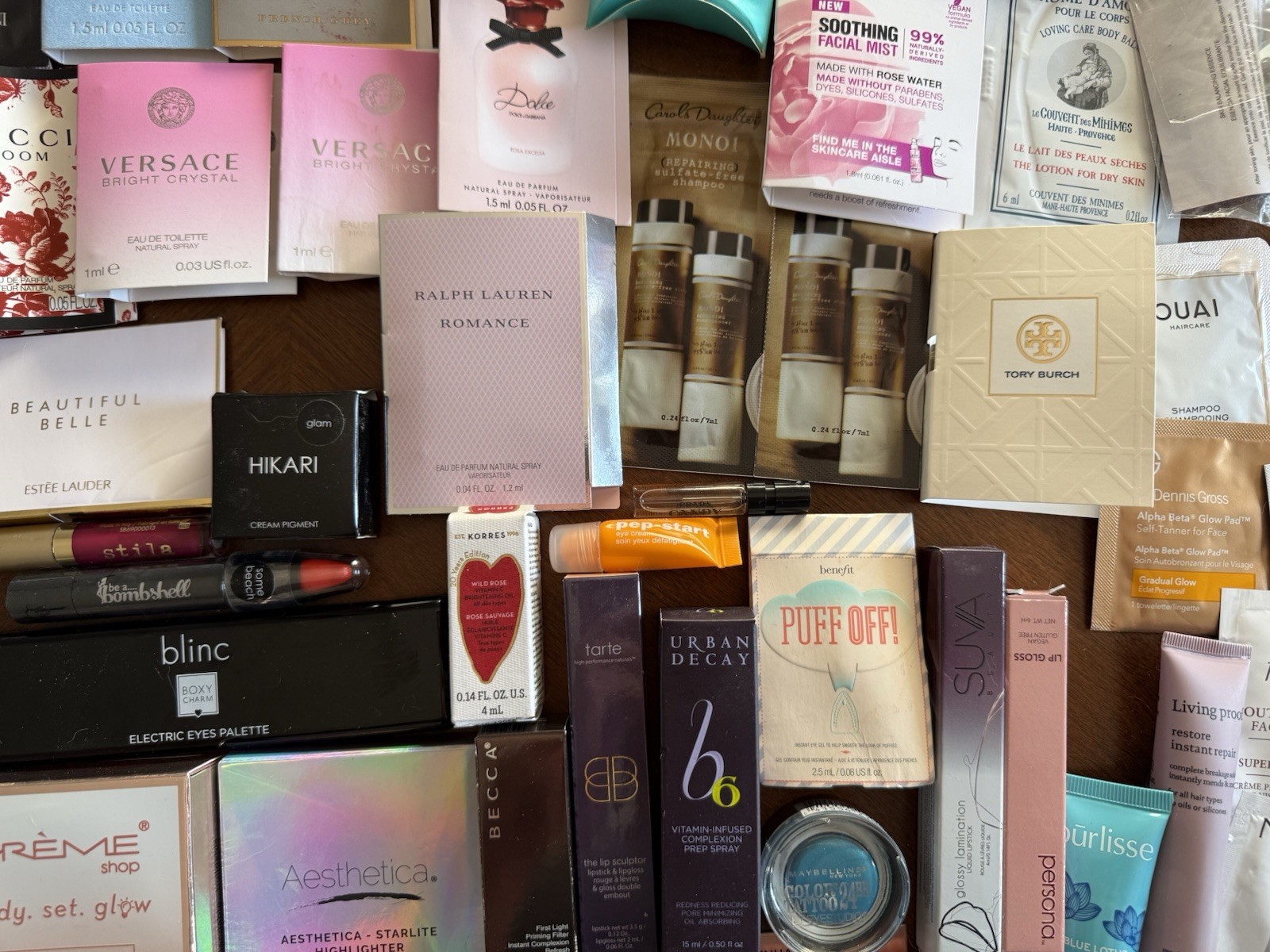 Massive Make Up Lot, Versace, Gucci, Giorgio Armani, Large Bundle! 100+ Items!