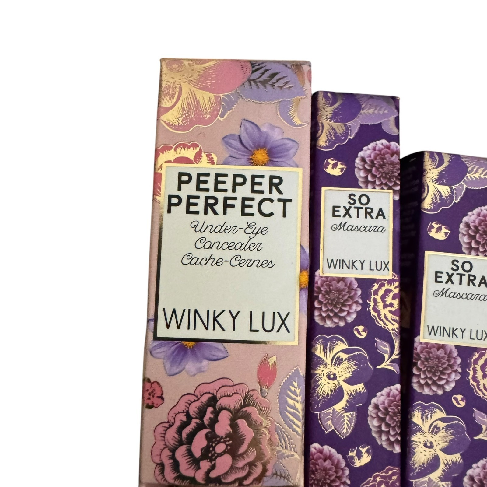 winky lux beauty bundle of eye makeup & lip balm 5 pieces all new & sealed
