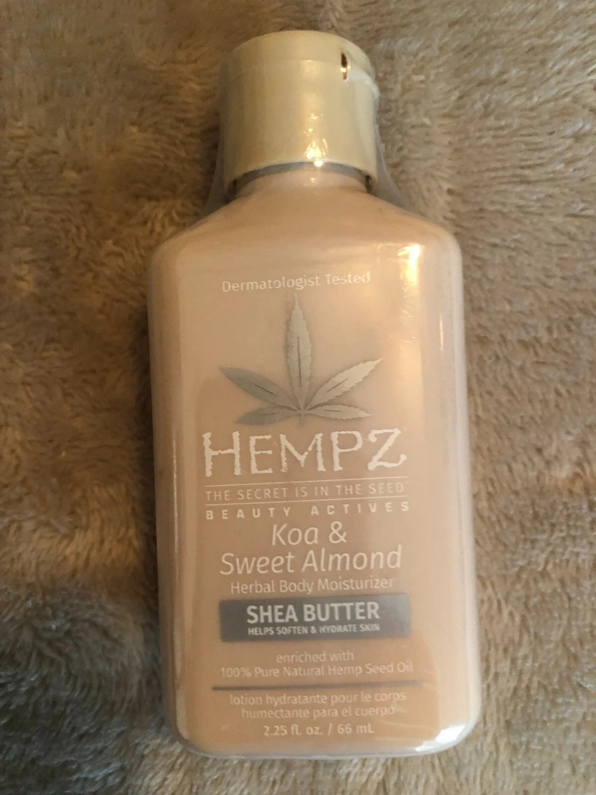 Hempz Smoothing Herbal Body Moisturizer,Koa & Sweet Almond, 2.25 oz – Hydrating