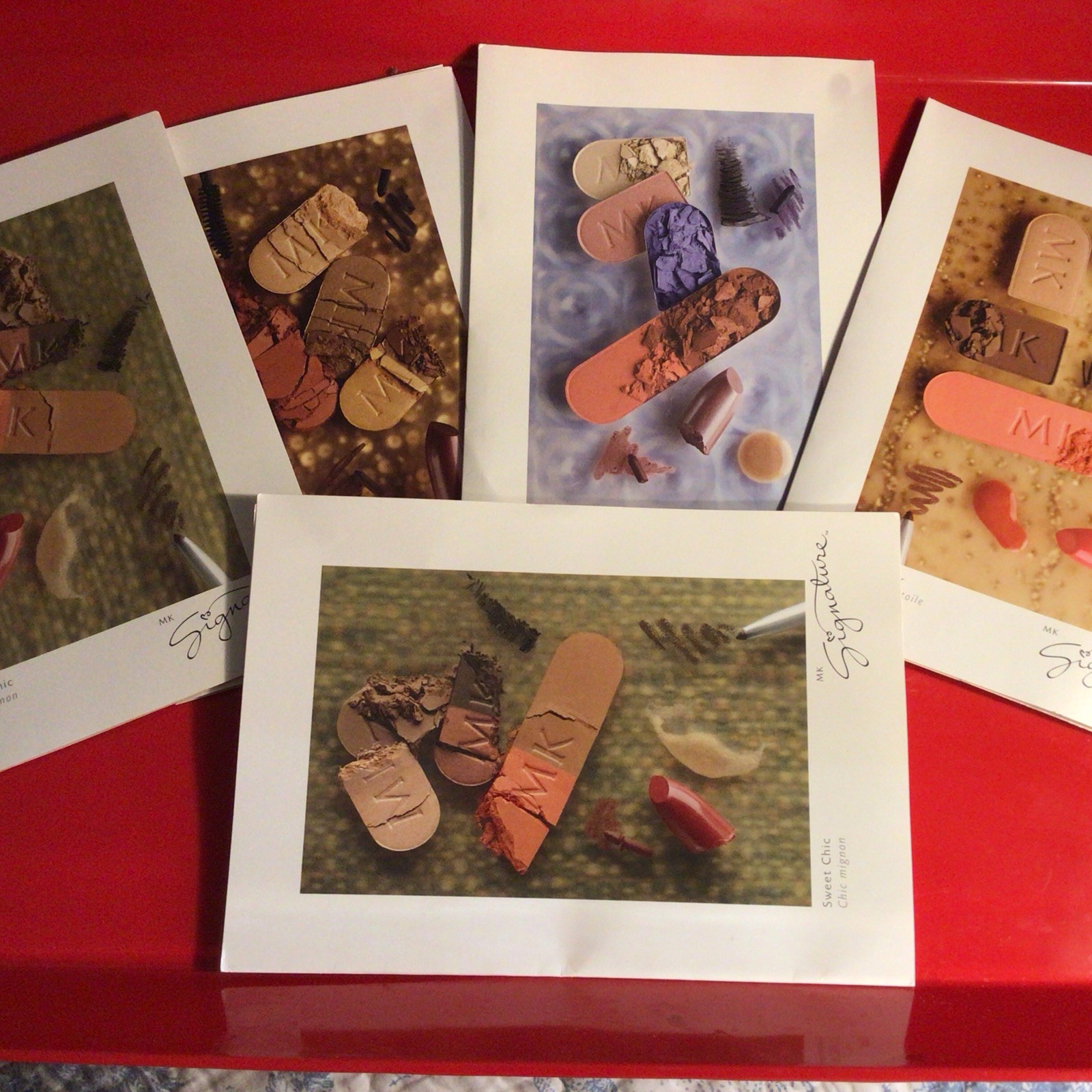 Vtg. Discontinued Mary Kay Lot Of 21 Satin Hands, Makeup Cards,Please See Photos