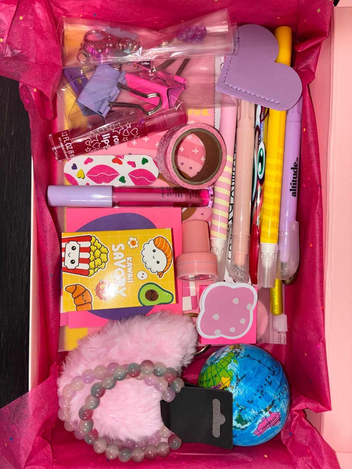 Mystery Scoop Box Stationery & Beauty Accessories Surprise Gift Bag