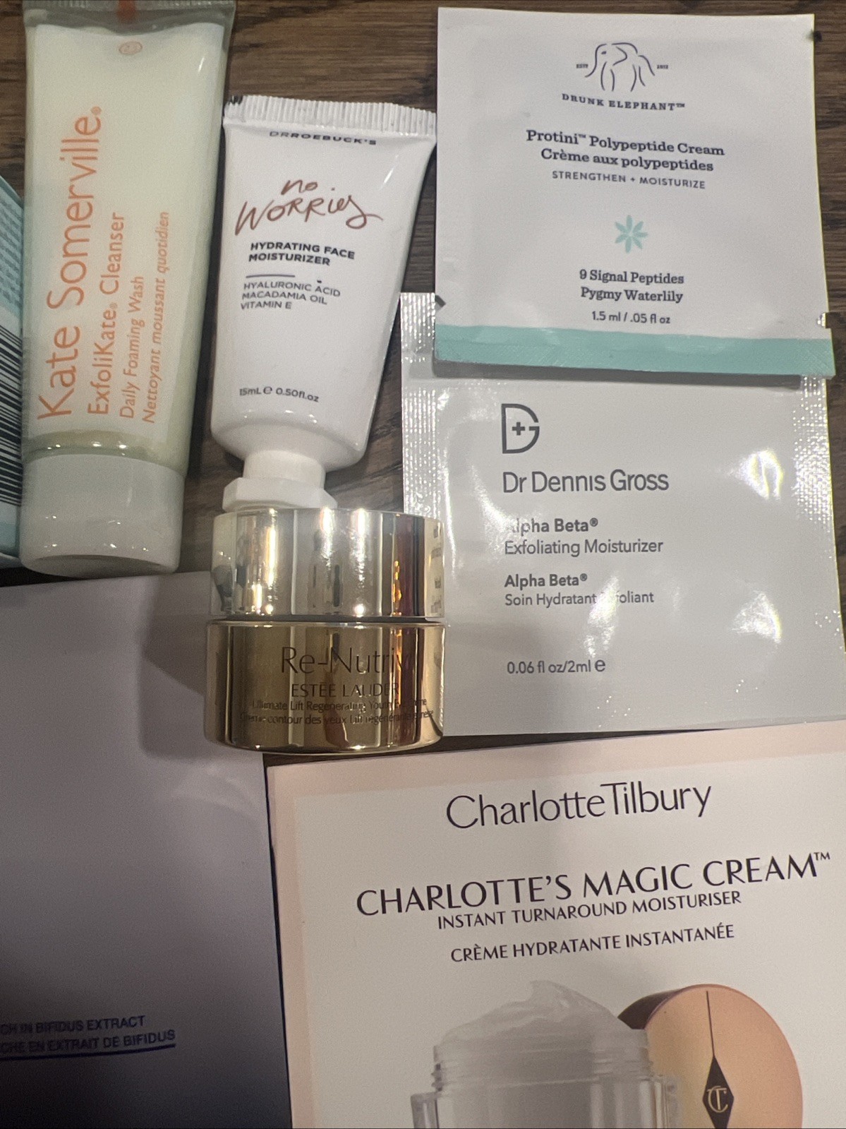 High-End Luxury Skin Care Lot Tilbury Lancome Kate Somerville Drunk Elephant NEW
