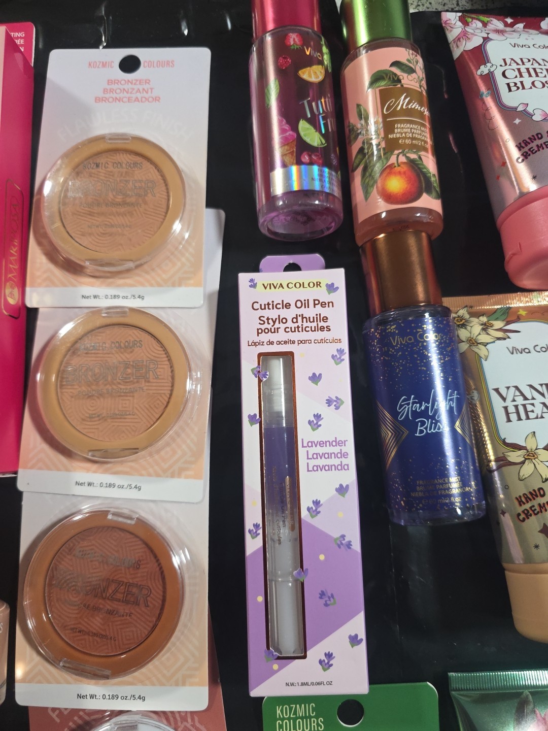 RANDOM BULK Wholesale Mixed Makeup Cosmetics 35 Pcs Lot Kozmic Colors Brand