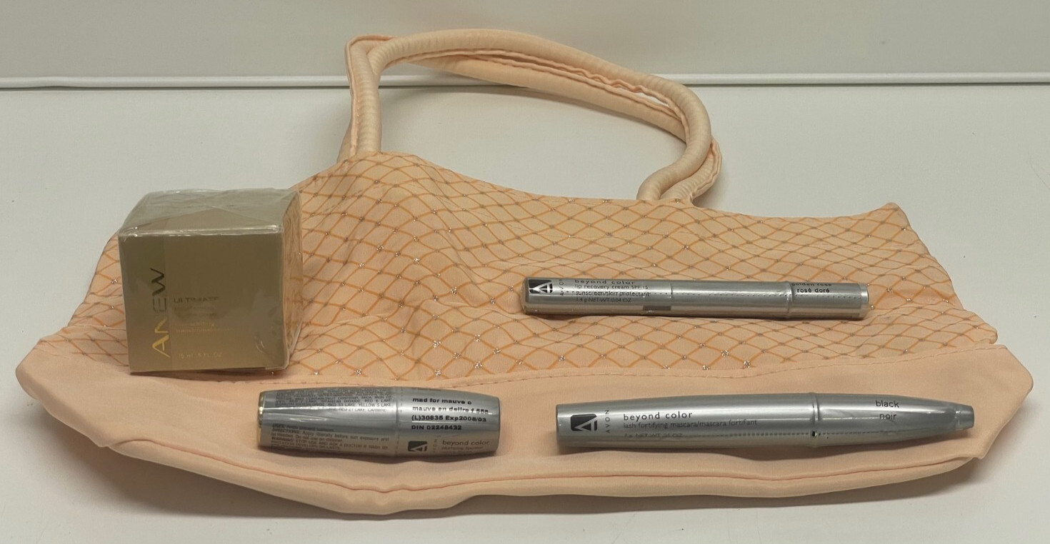 LOT OF NEW AVON BEYOND COLOR LIPSTICK, MASCARA LIP CREAM SPF 15, EYE LIFT Cream