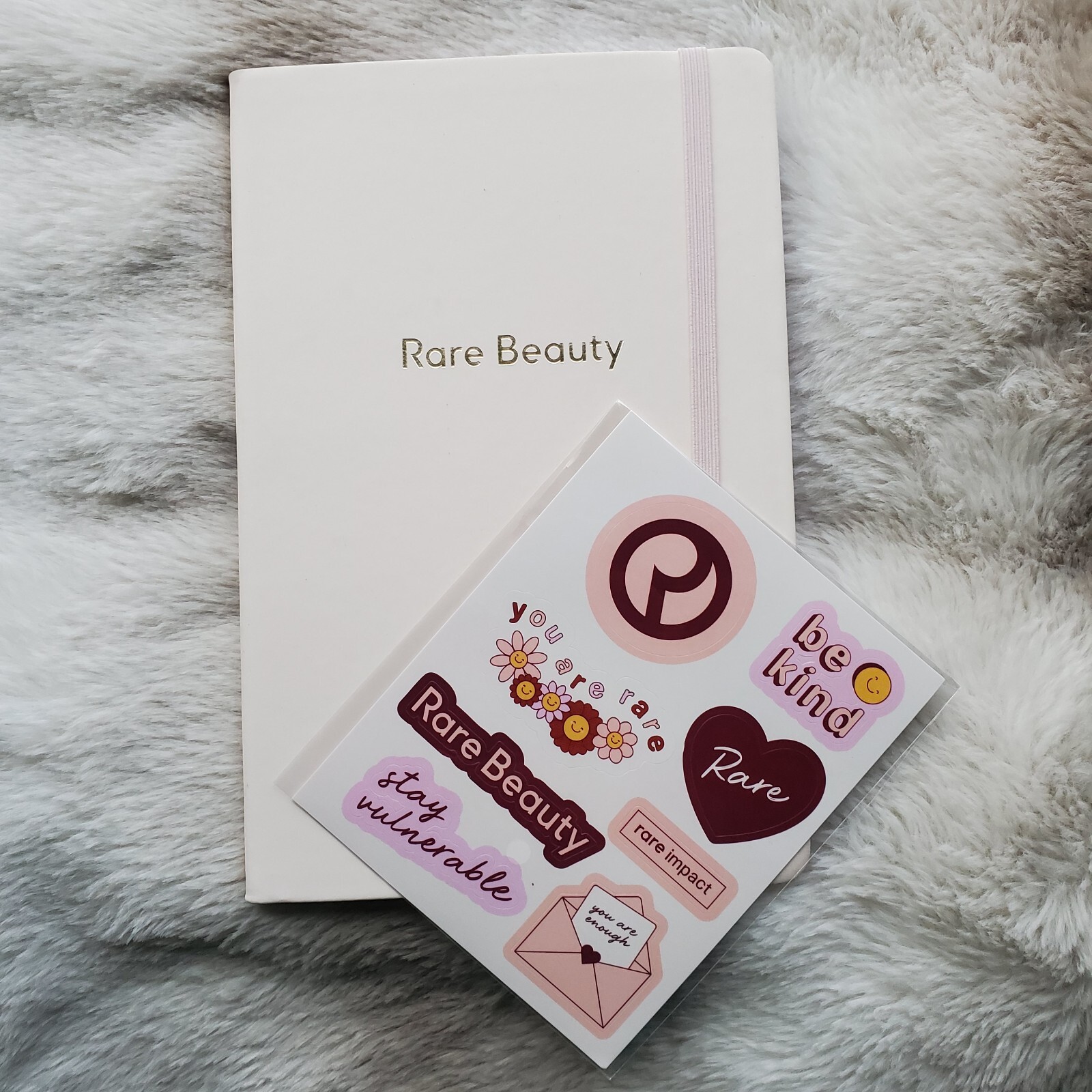 Rare Beauty By Selena Gomez Journal/Notebook, Stickers, Pin and Backpack NEW