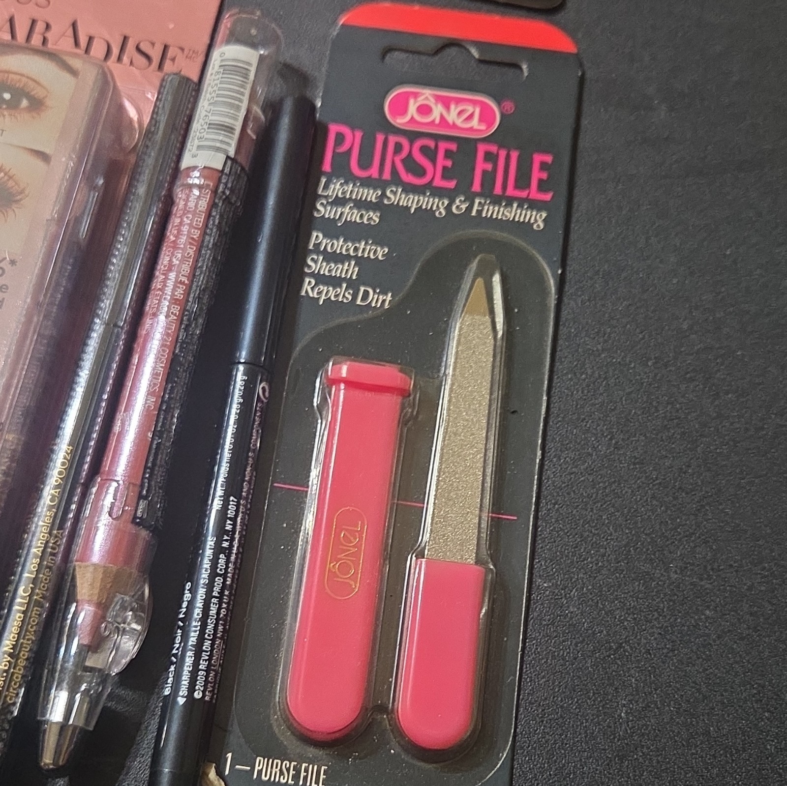 Revlon L’Oréal L.A. Colors Makeup Lot Full Size Mascara Eyeliner Lip Duo