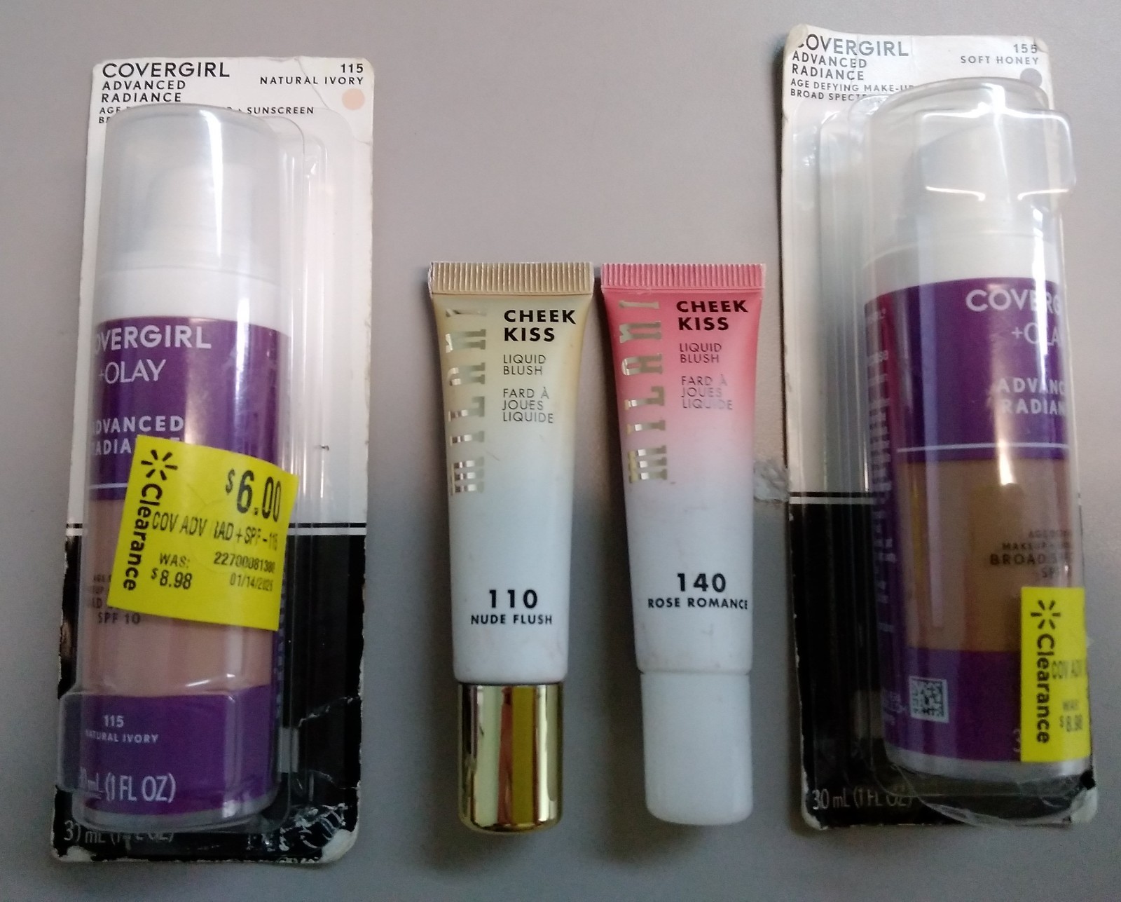 Deluxe Makeup Lot 3 Assorted Brands & Colors (Milani-Maybelline-ELF-wet N Wild)