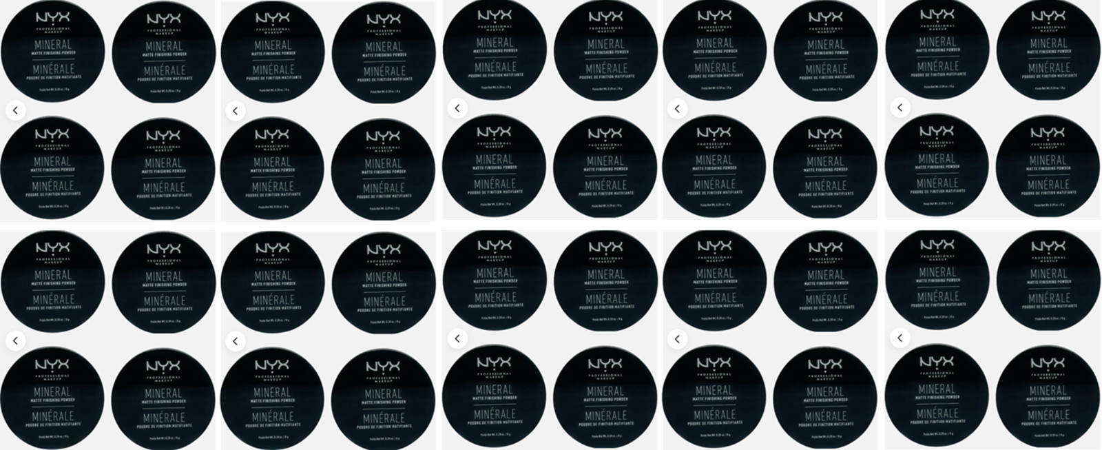 NYX Foundation Makeup Matte Finishing Powder Medium Dark MFP02 40PK